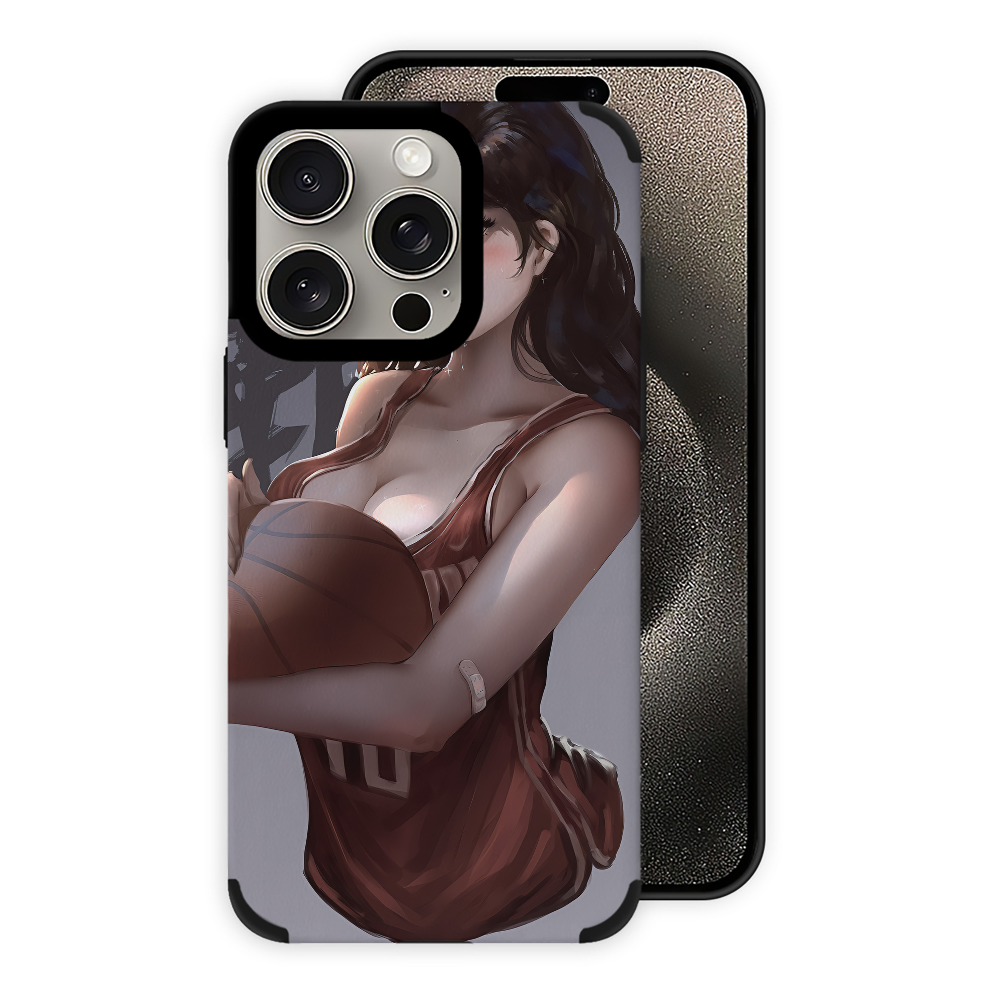 （画像用） SLAM DUNK／スラムダンク 【iPhone15ProMax対応】 PUレザー スマホケース 耐衝撃＆黄変防止