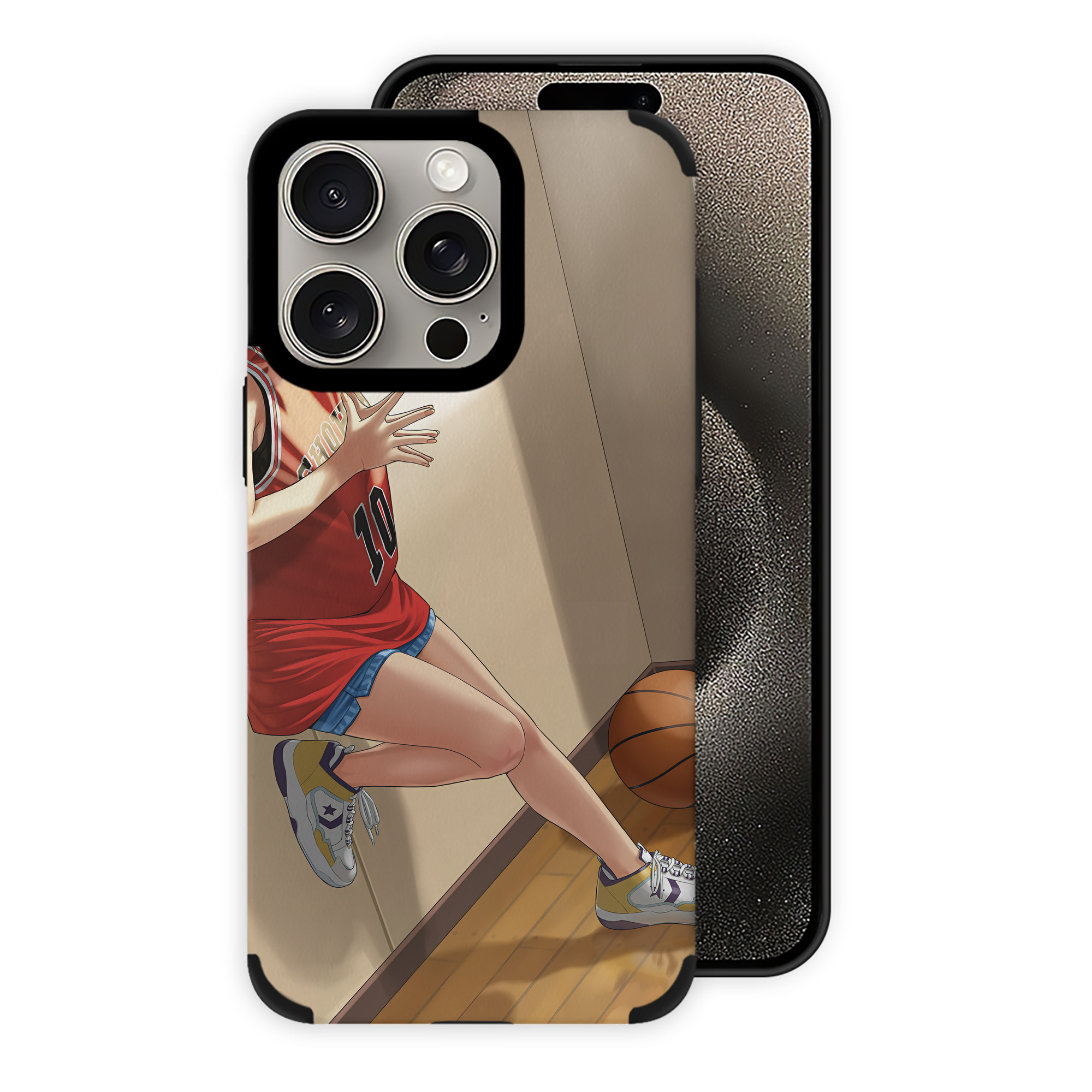 （画像用） SLAM DUNK／スラムダンク 【iPhone15ProMax対応】 PUレザー スマホケース 耐衝撃＆黄変防止