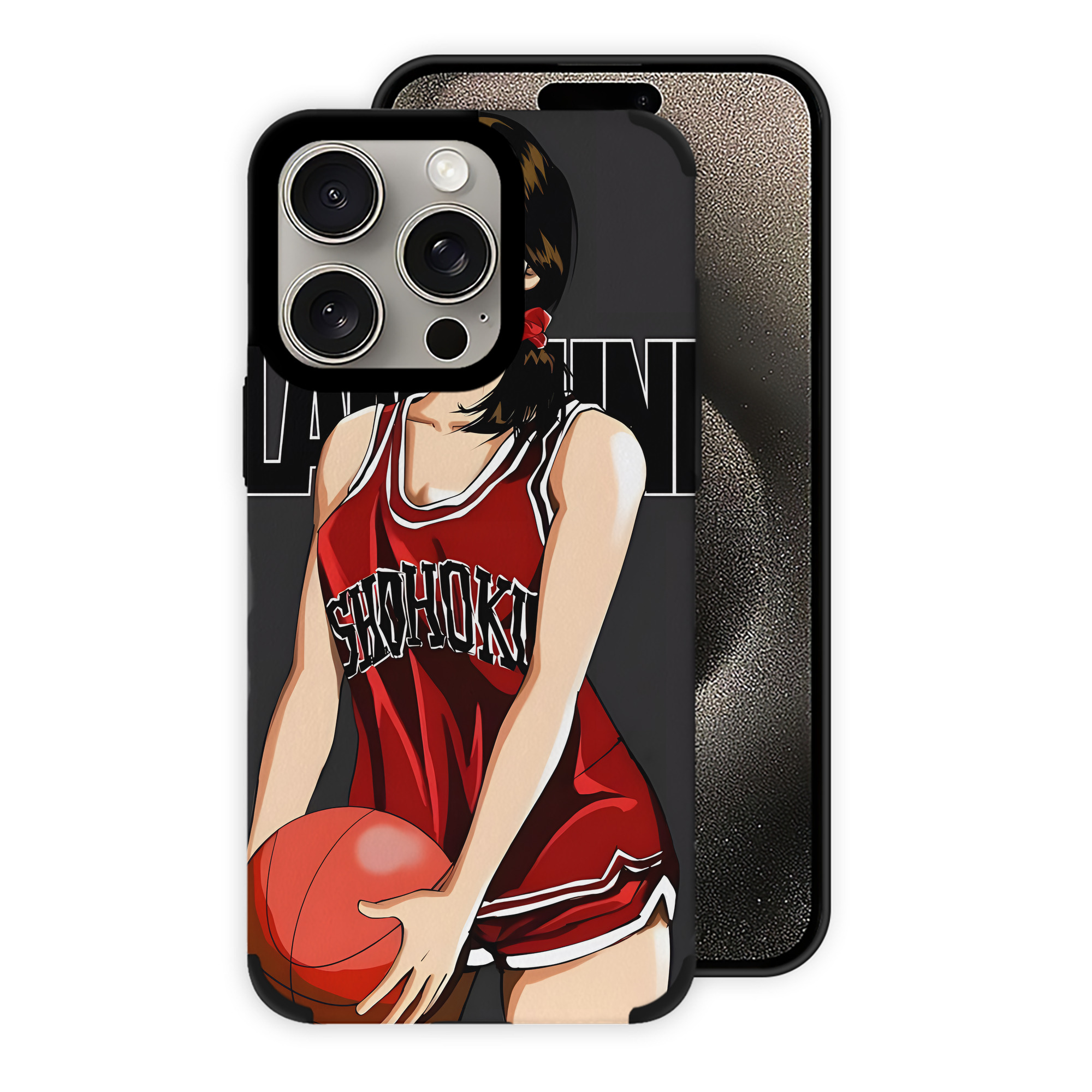 （画像用） SLAM DUNK／スラムダンク 【iPhone15ProMax対応】 PUレザー スマホケース 耐衝撃＆黄変防止