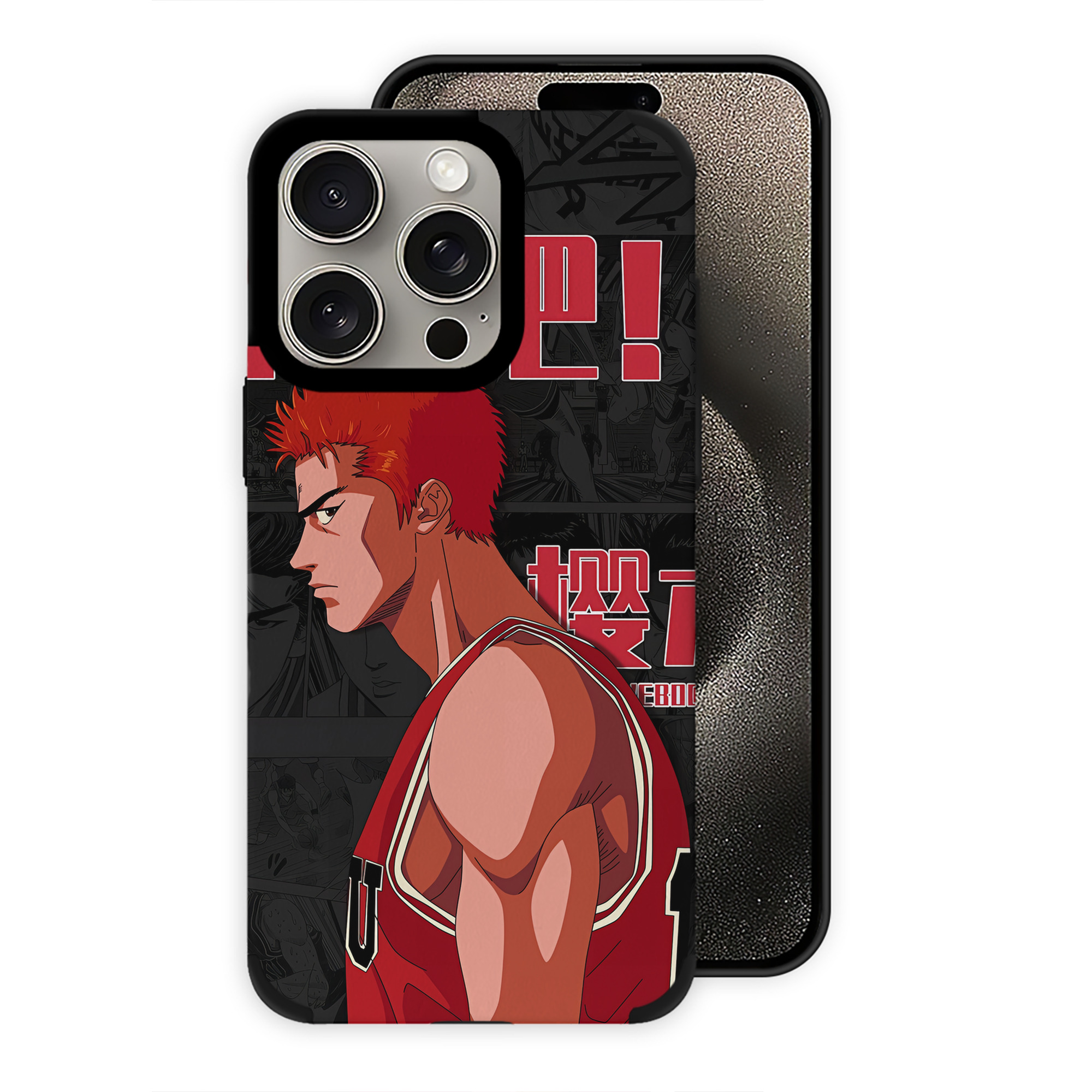 （画像用） SLAM DUNK／スラムダンク 【iPhone15ProMax対応】 PUレザー スマホケース 耐衝撃＆黄変防止