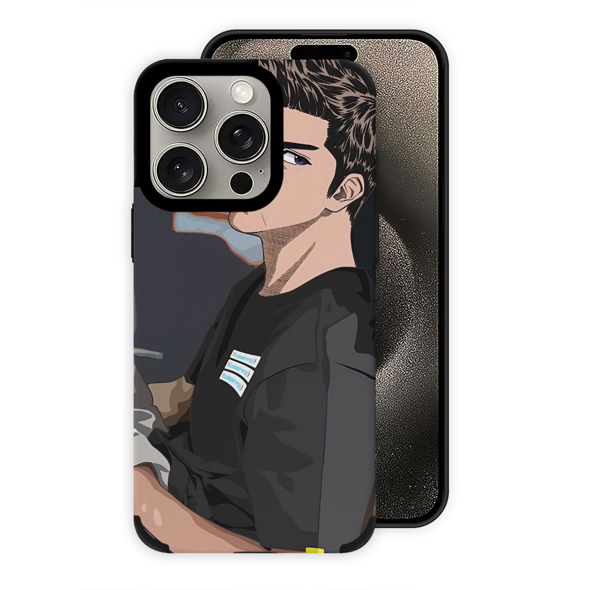 （画像用） SLAM DUNK／スラムダンク 【iPhone15ProMax対応】 PUレザー スマホケース 耐衝撃＆黄変防止