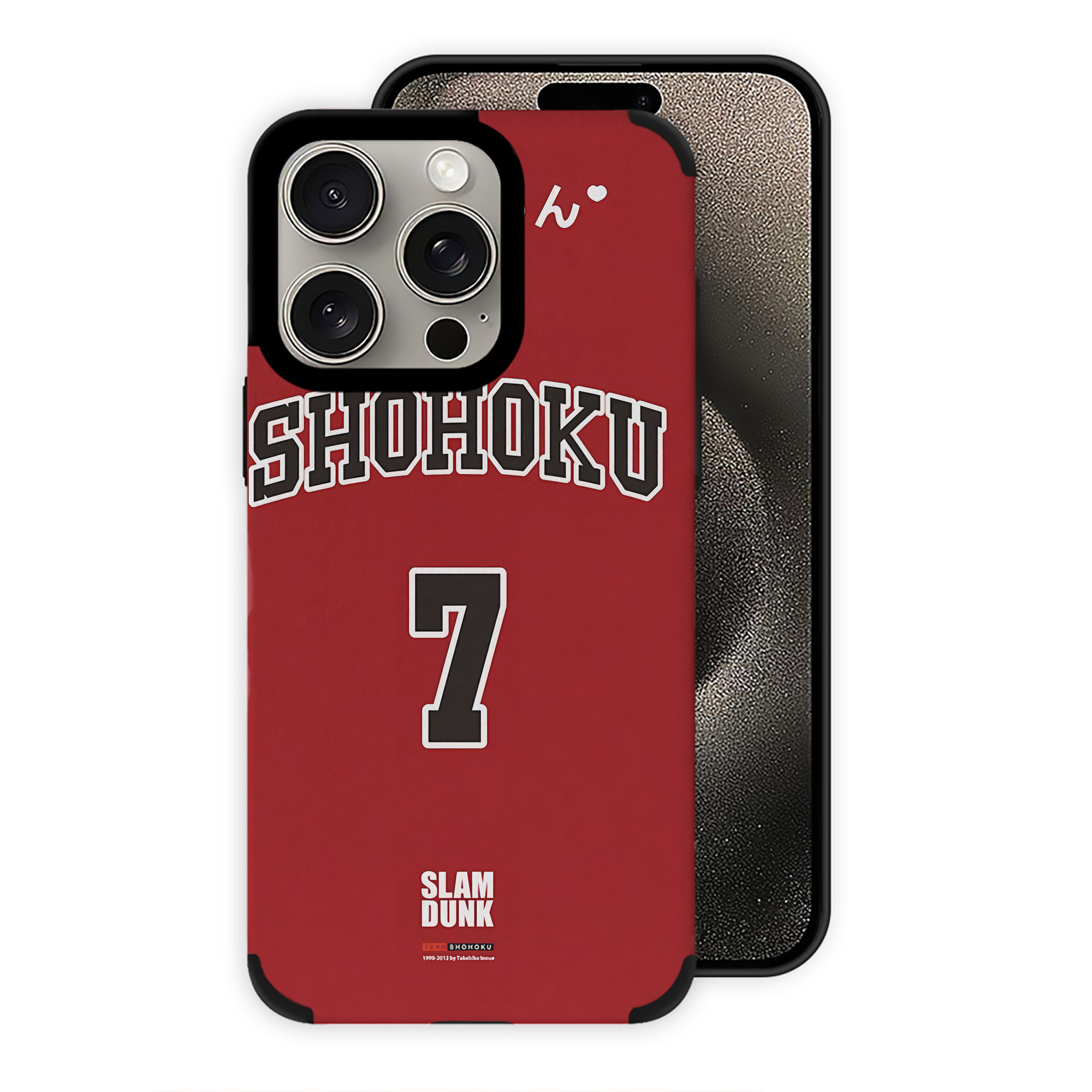 （画像用） SLAM DUNK／スラムダンク 【iPhone15ProMax対応】 PUレザー スマホケース 耐衝撃＆黄変防止