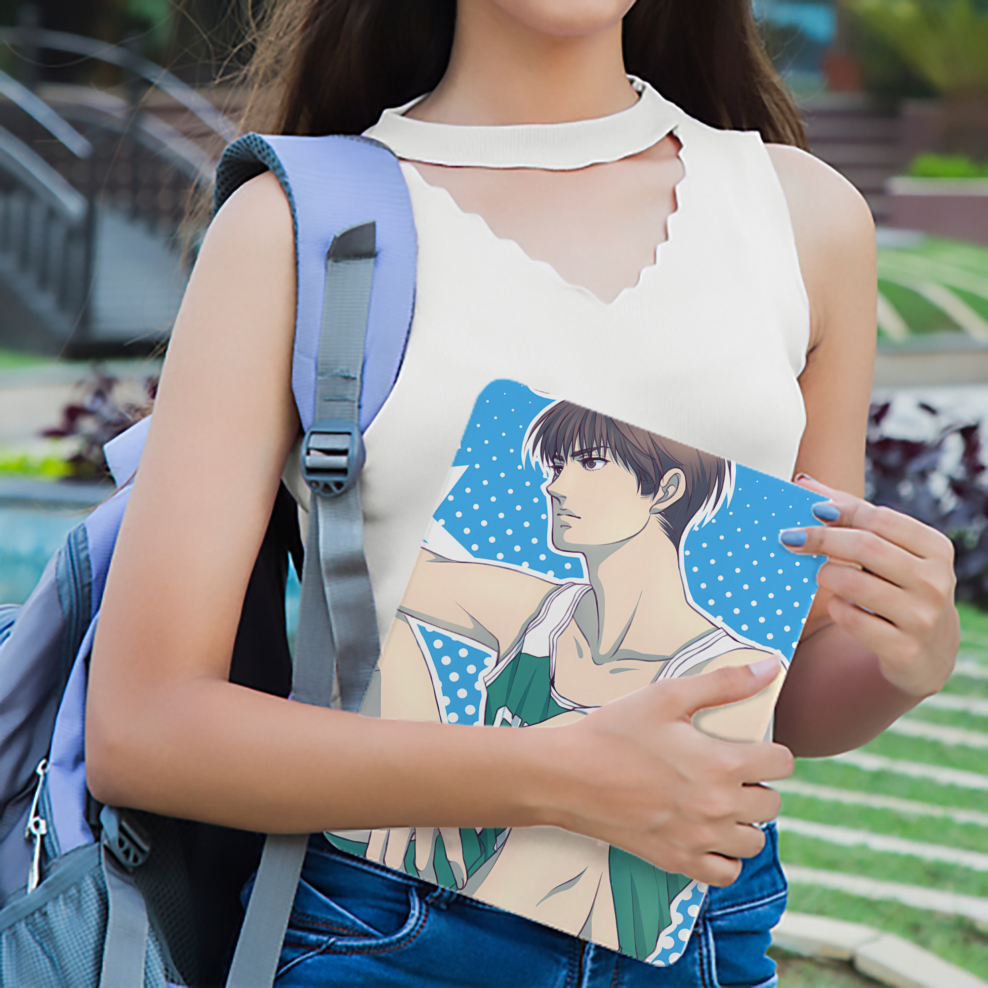 SLAM DUNK／スラムダンク IPad ケース ブック型 PUレザー TPU 耐衝撃 軽量 薄型 ペン収納なし 全面保護 IPad 各モデル対応