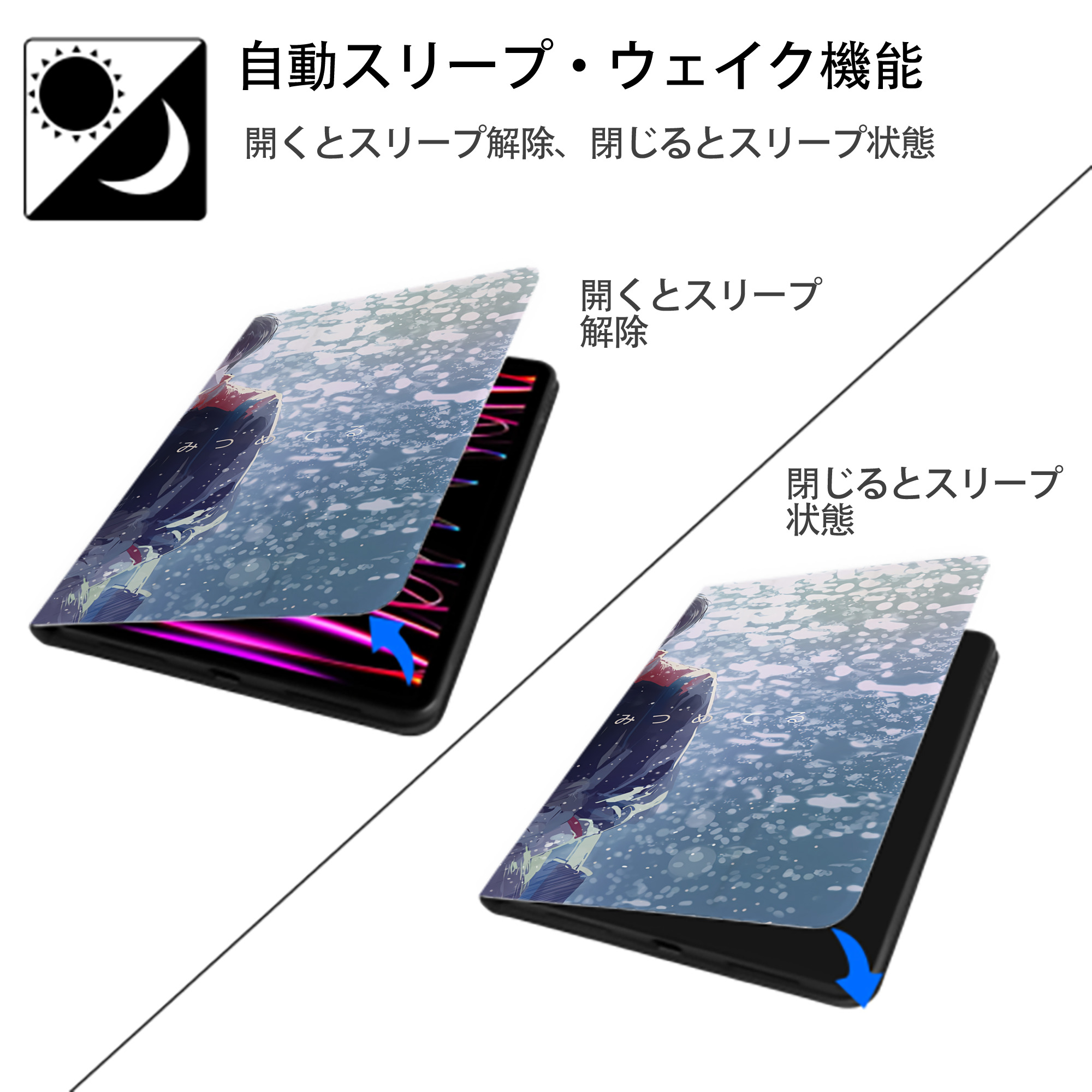 SLAM DUNK／スラムダンク IPad ケース ブック型 PUレザー TPU 耐衝撃 軽量 薄型 ペン収納なし 全面保護 IPad 各モデル対応
