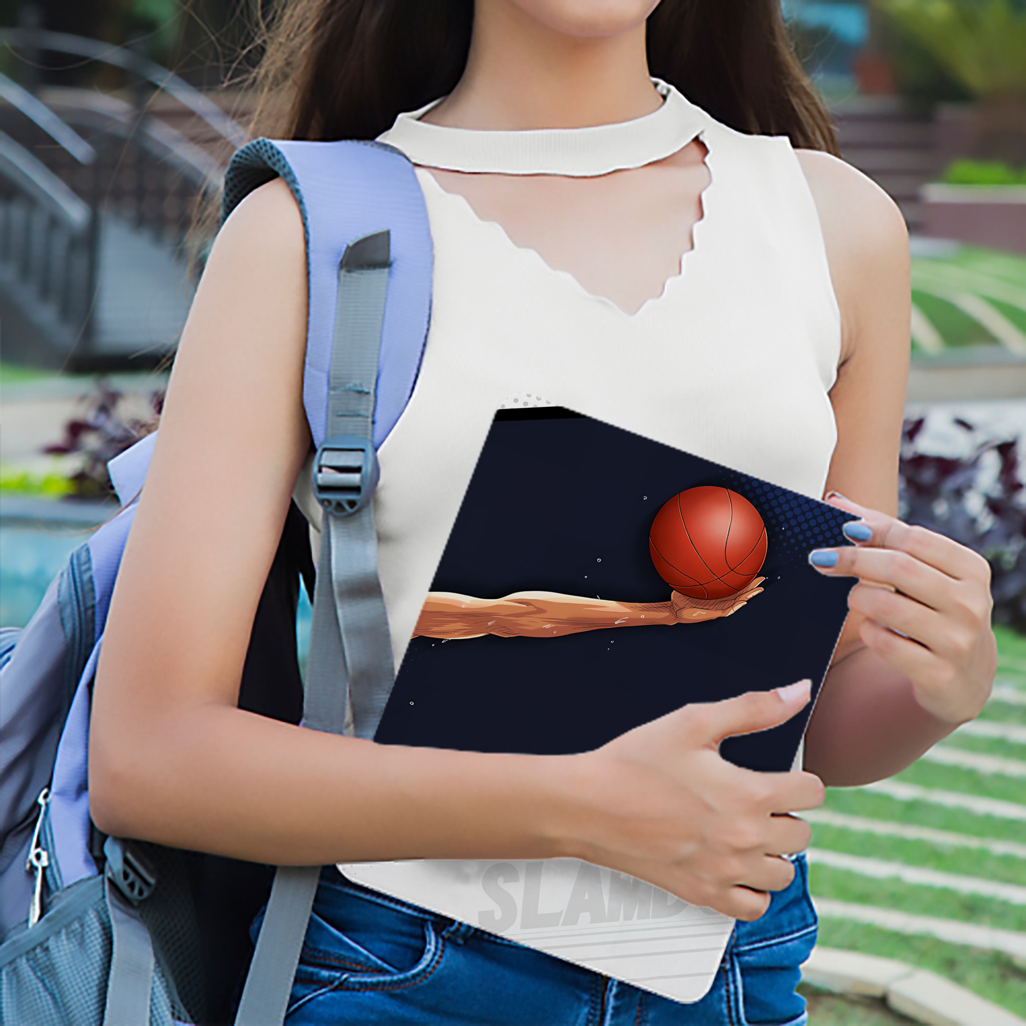 SLAM DUNK／スラムダンク IPad ケース ブック型 PUレザー TPU 耐衝撃 軽量 薄型 ペン収納なし 全面保護 IPad 各モデル対応