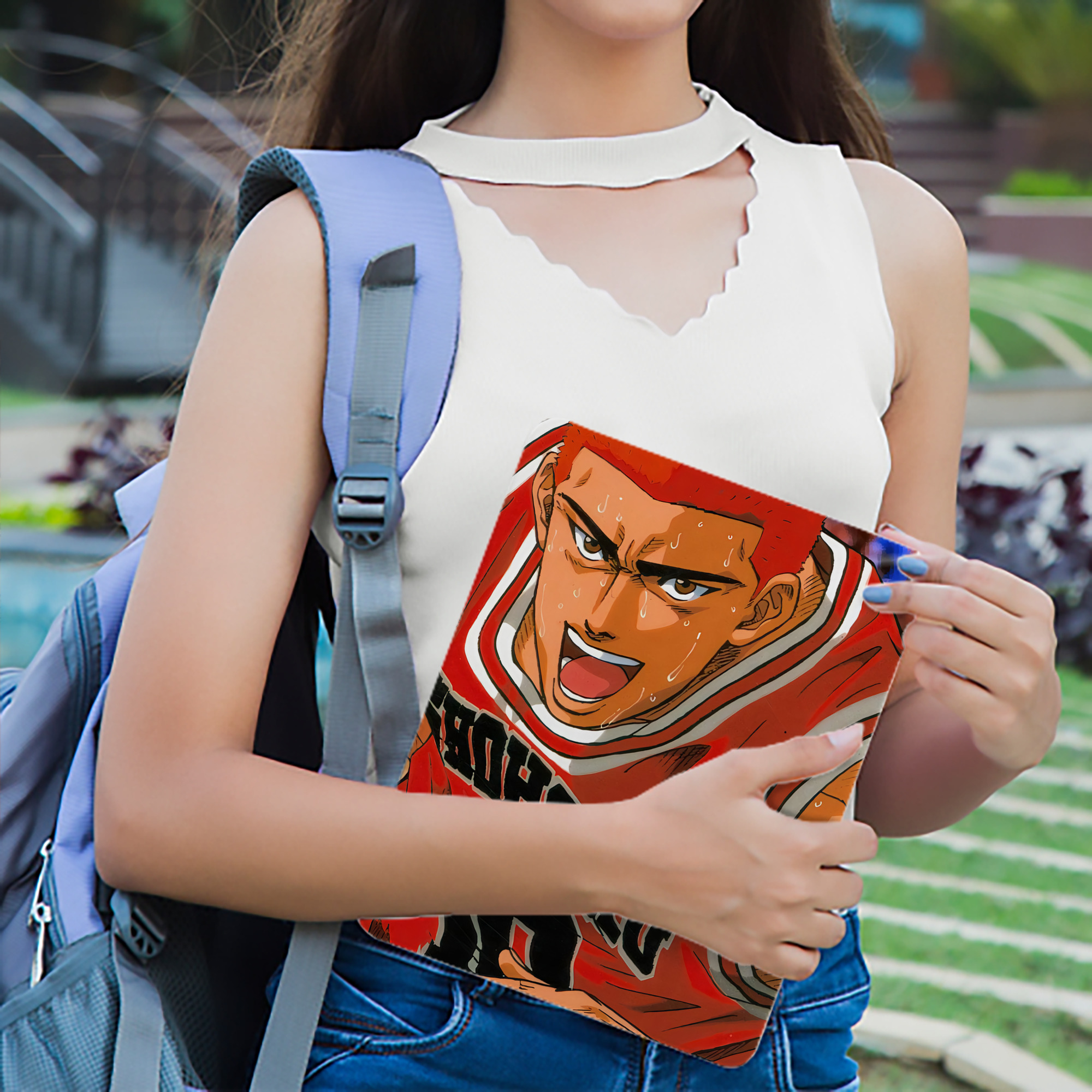 SLAM DUNK／スラムダンク IPadケース ペンホルダー付き ブックスタイルデザイン