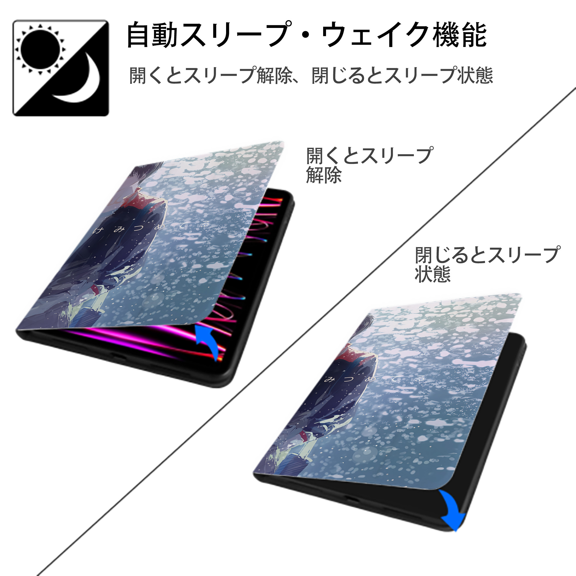 SLAM DUNK／スラムダンク IPadケース ペンホルダー付き ブックスタイルデザイン
