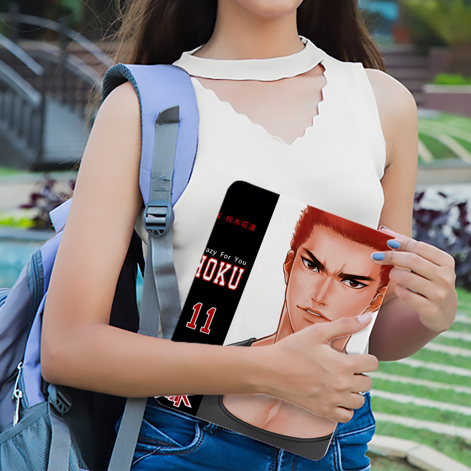 SLAM DUNK／スラムダンク IPadケース ペンホルダー付き ブックスタイルデザイン