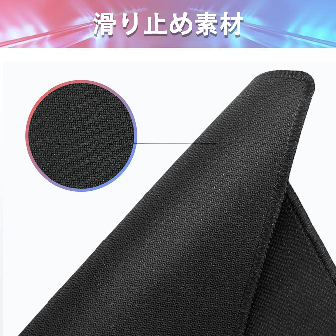 SLAM DUNK／スラムダンク マウスパッド ステッチ加工 ラバー素材 防水 滑り止め 超薄型 ゲーミング/オフィス対応