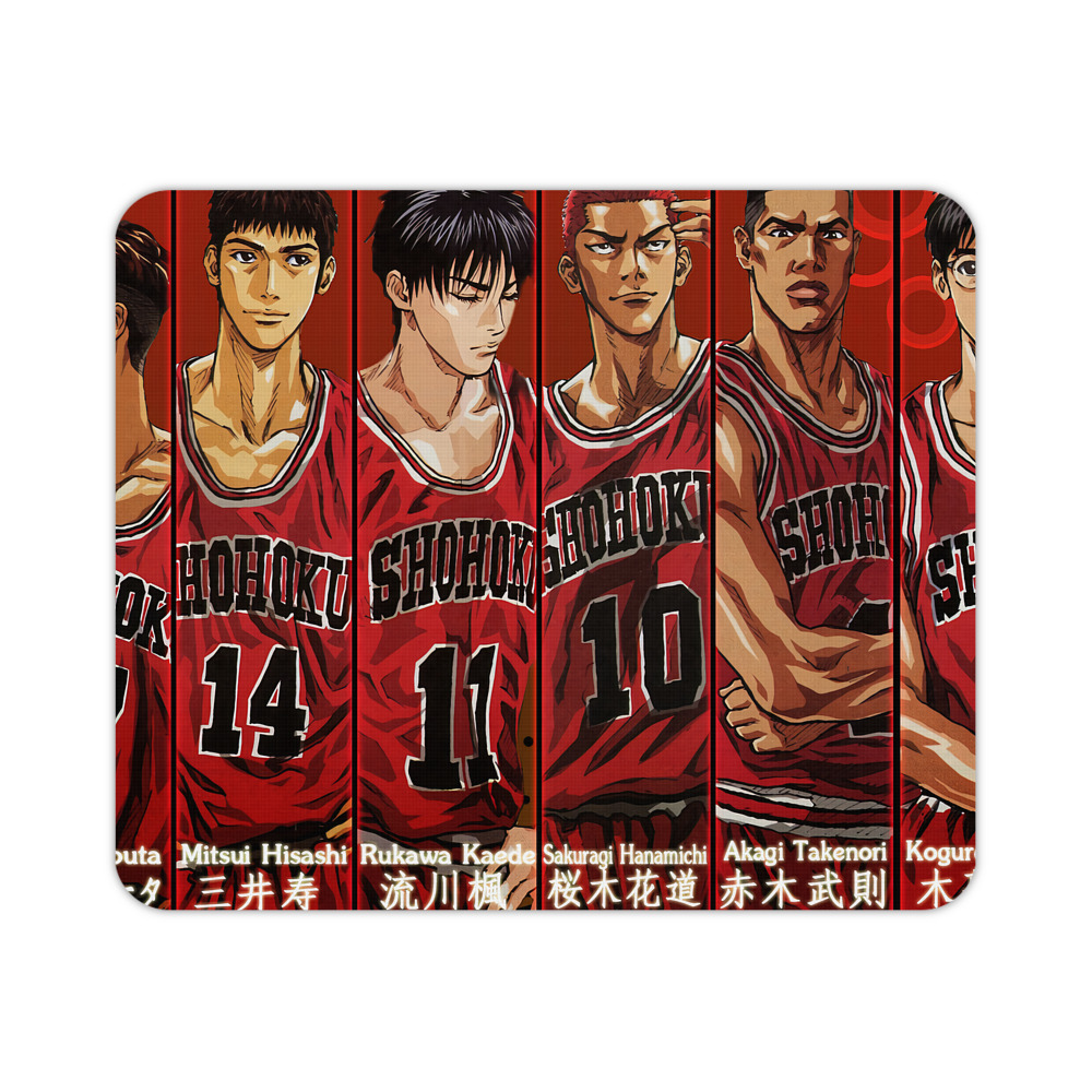 （画像用） SLAM DUNK／スラムダンク マウスパッド ステッチ加工 ラバー素材 防水 滑り止め 超薄型 ゲーミング/オフィス対応