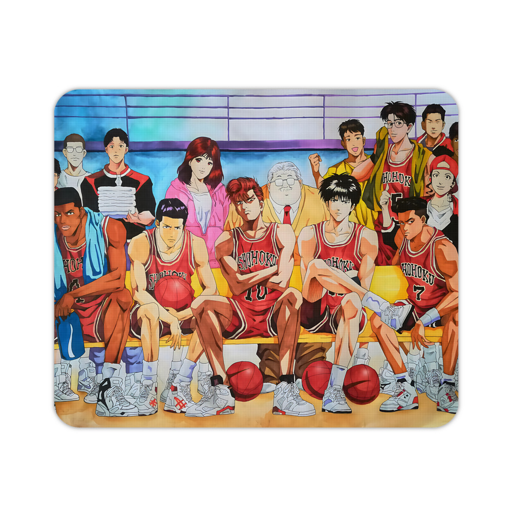 （画像用） SLAM DUNK／スラムダンク マウスパッド ステッチ加工 ラバー素材 防水 滑り止め 超薄型 ゲーミング/オフィス対応