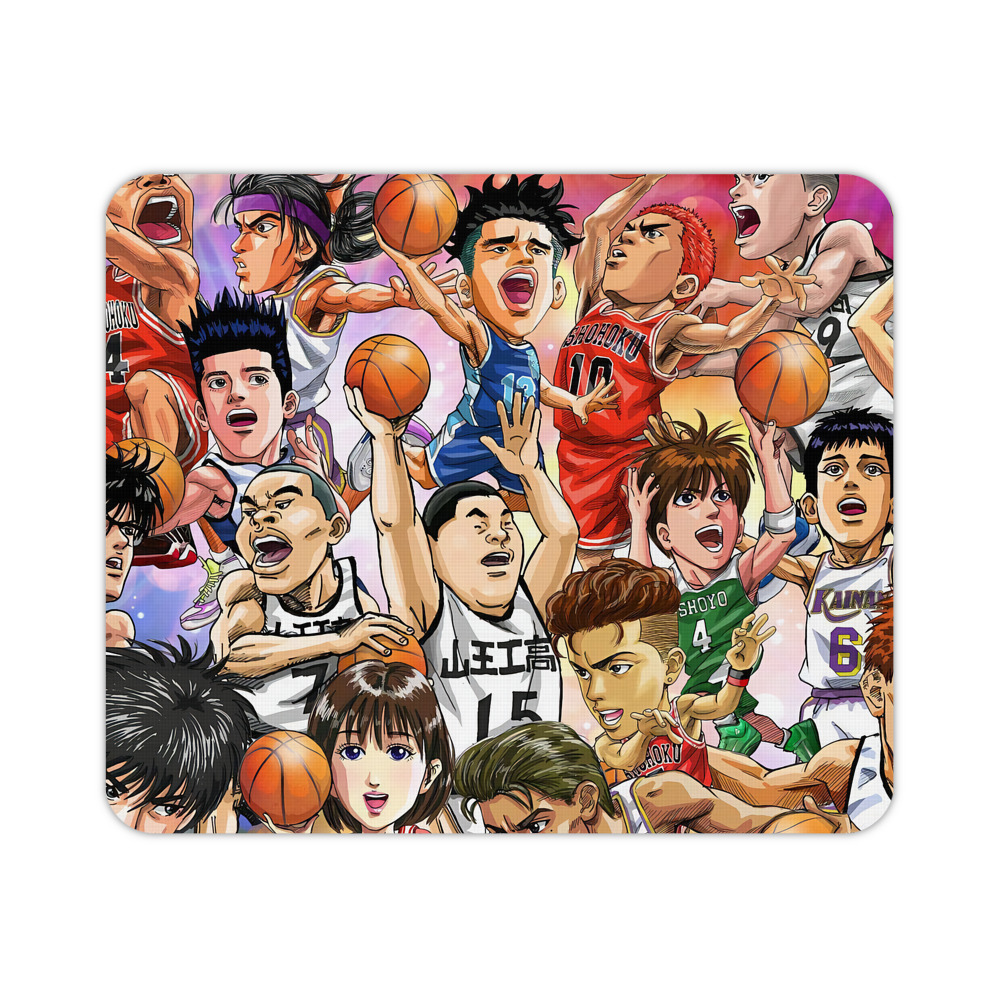 （画像用） SLAM DUNK／スラムダンク マウスパッド ステッチ加工 ラバー素材 防水 滑り止め 超薄型 ゲーミング/オフィス対応