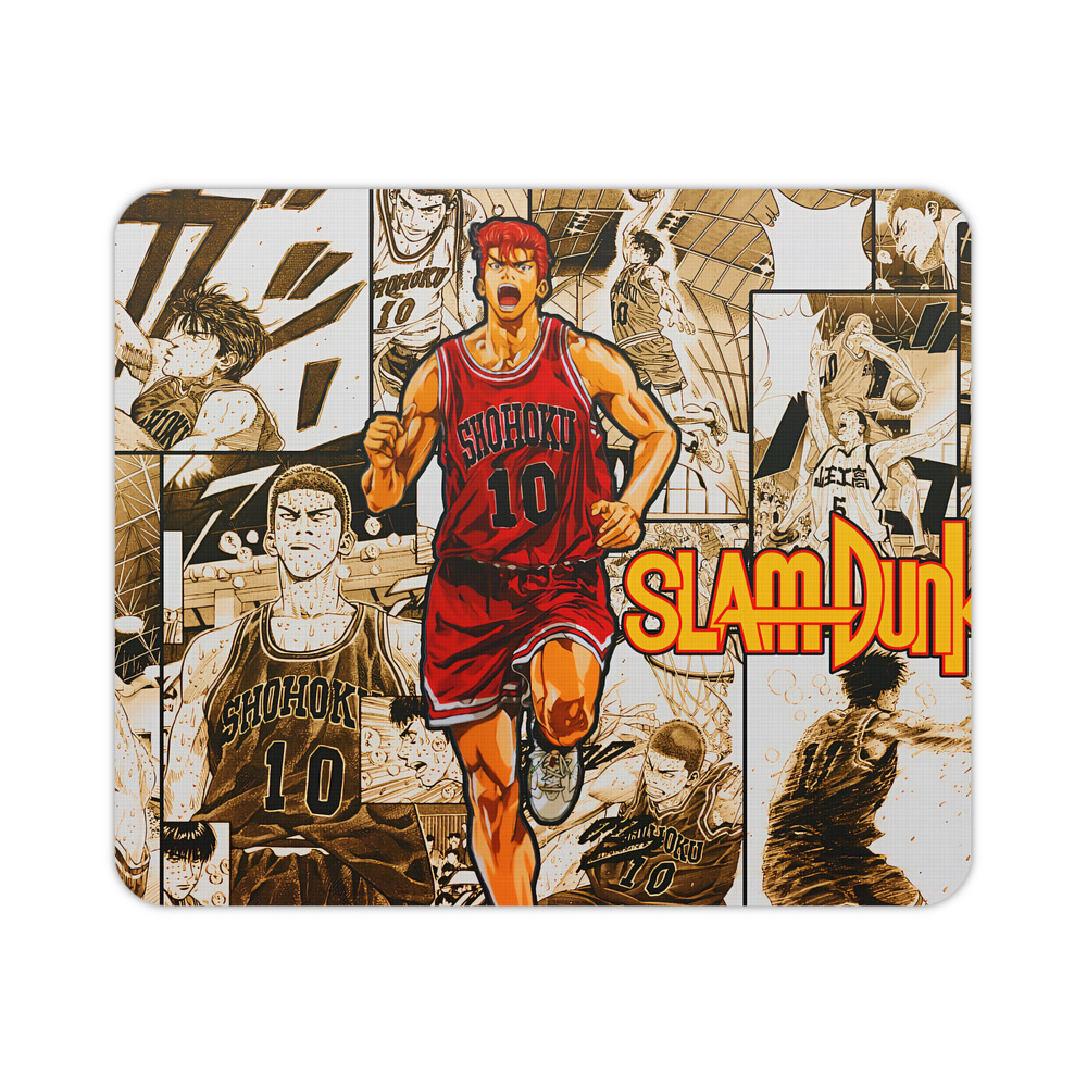 （画像用） SLAM DUNK／スラムダンク マウスパッド ステッチ加工 ラバー素材 防水 滑り止め 超薄型 ゲーミング/オフィス対応