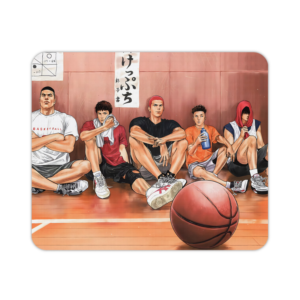 （画像用） SLAM DUNK／スラムダンク マウスパッド ステッチ加工 ラバー素材 防水 滑り止め 超薄型 ゲーミング/オフィス対応