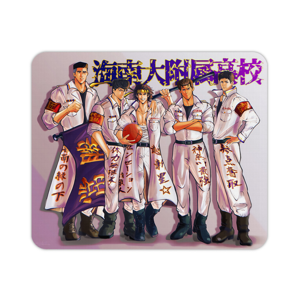 （画像用） SLAM DUNK／スラムダンク マウスパッド ステッチ加工 ラバー素材 防水 滑り止め 超薄型 ゲーミング/オフィス対応