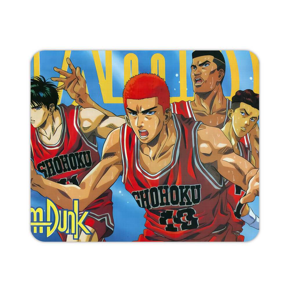 （画像用） SLAM DUNK／スラムダンク マウスパッド ステッチ加工 ラバー素材 防水 滑り止め 超薄型 ゲーミング/オフィス対応