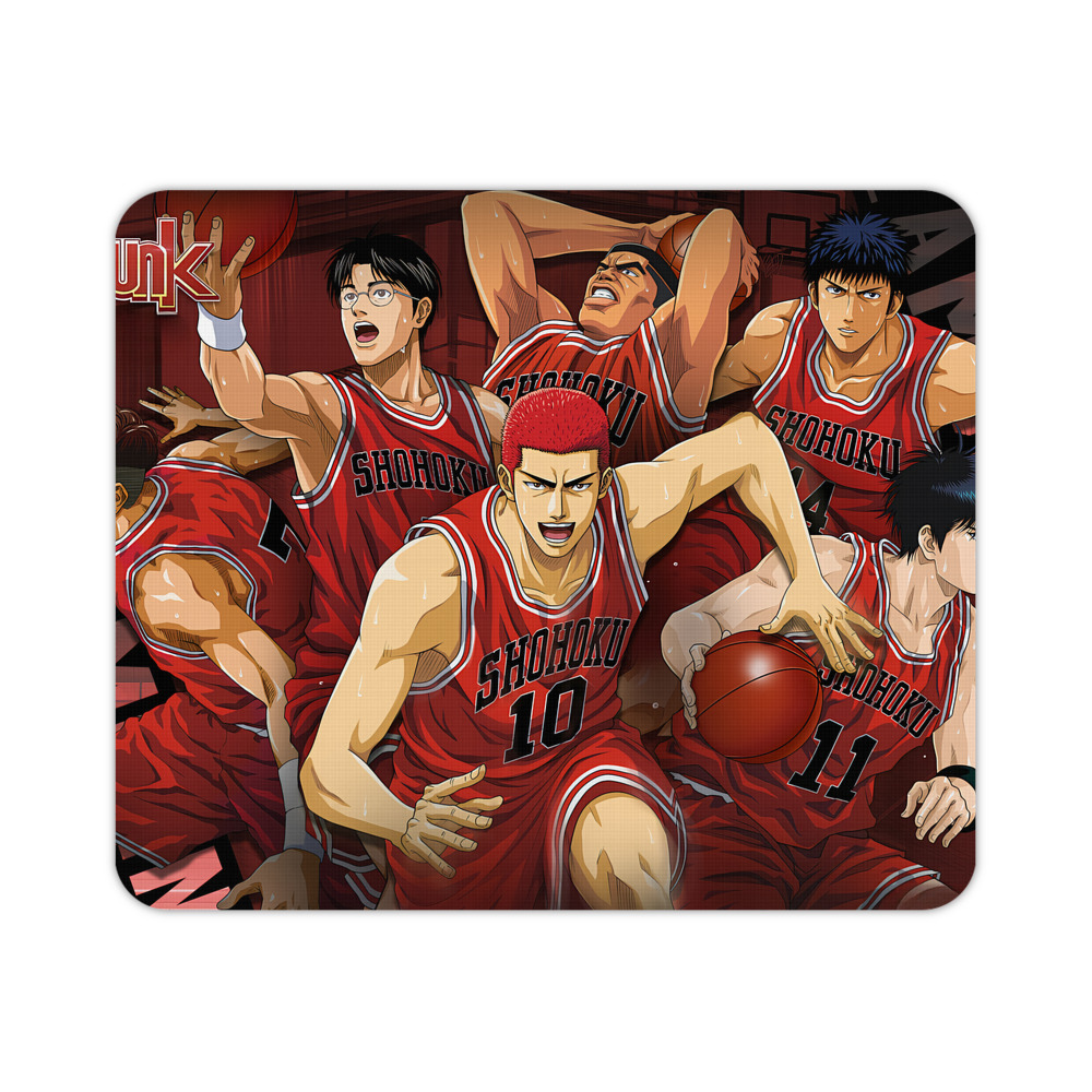 （画像用） SLAM DUNK／スラムダンク マウスパッド ステッチ加工 ラバー素材 防水 滑り止め 超薄型 ゲーミング/オフィス対応