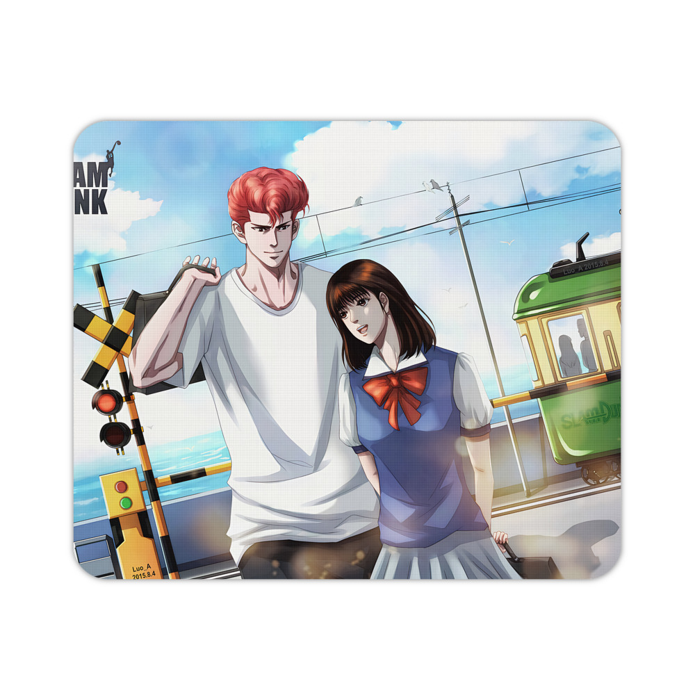 （画像用） SLAM DUNK／スラムダンク マウスパッド ステッチ加工 ラバー素材 防水 滑り止め 超薄型 ゲーミング/オフィス対応