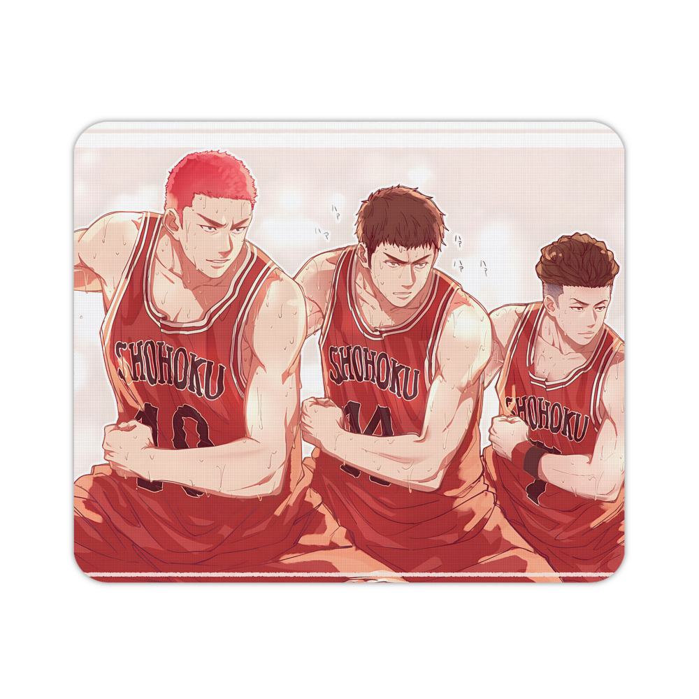（画像用） SLAM DUNK／スラムダンク マウスパッド ステッチ加工 ラバー素材 防水 滑り止め 超薄型 ゲーミング/オフィス対応
