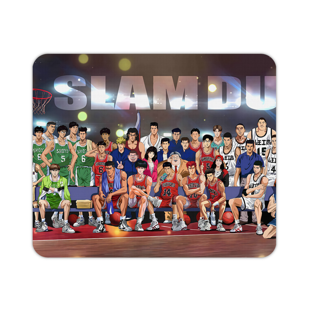 （画像用） SLAM DUNK／スラムダンク マウスパッド ステッチ加工 ラバー素材 防水 滑り止め 超薄型 ゲーミング/オフィス対応