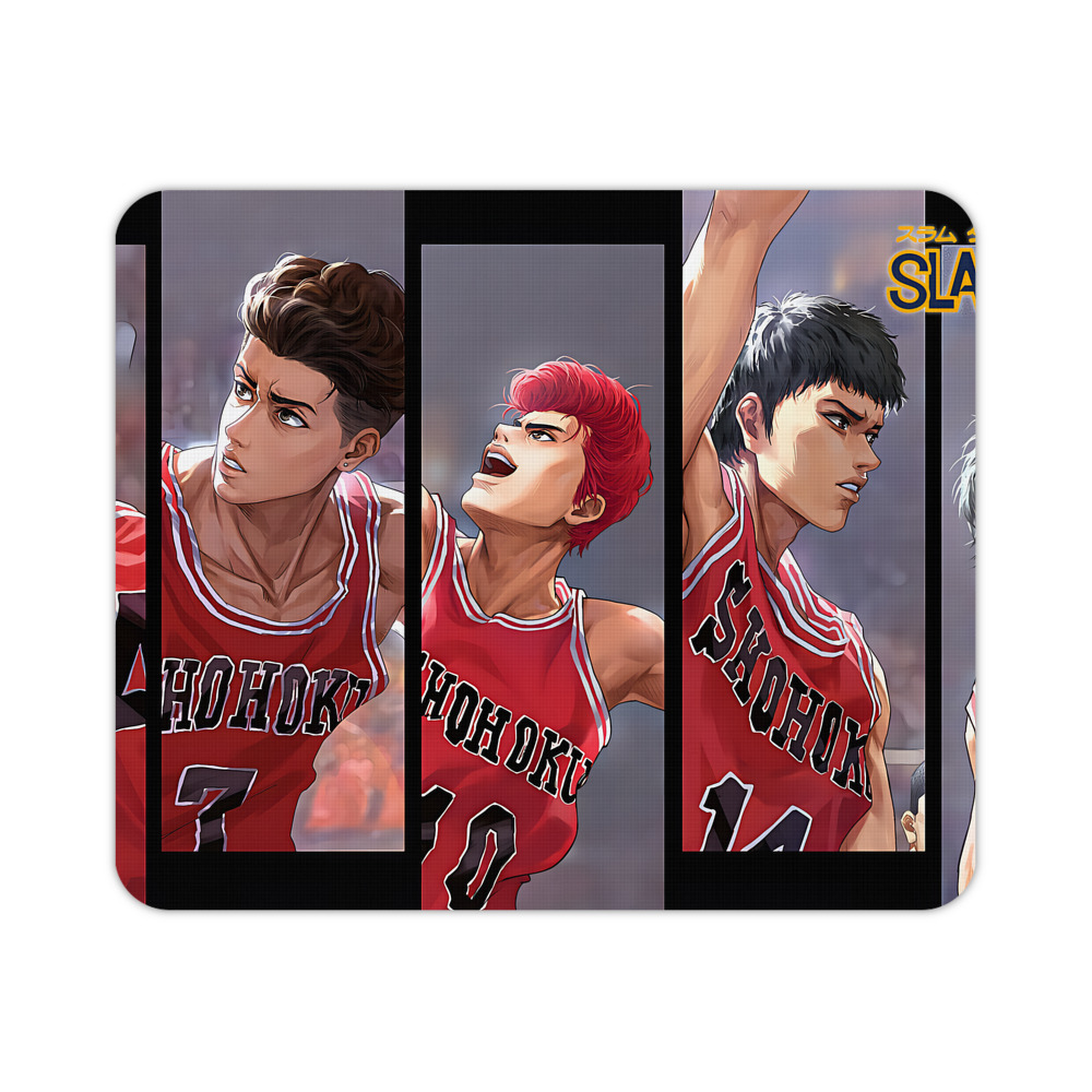（画像用） SLAM DUNK／スラムダンク マウスパッド ステッチ加工 ラバー素材 防水 滑り止め 超薄型 ゲーミング/オフィス対応