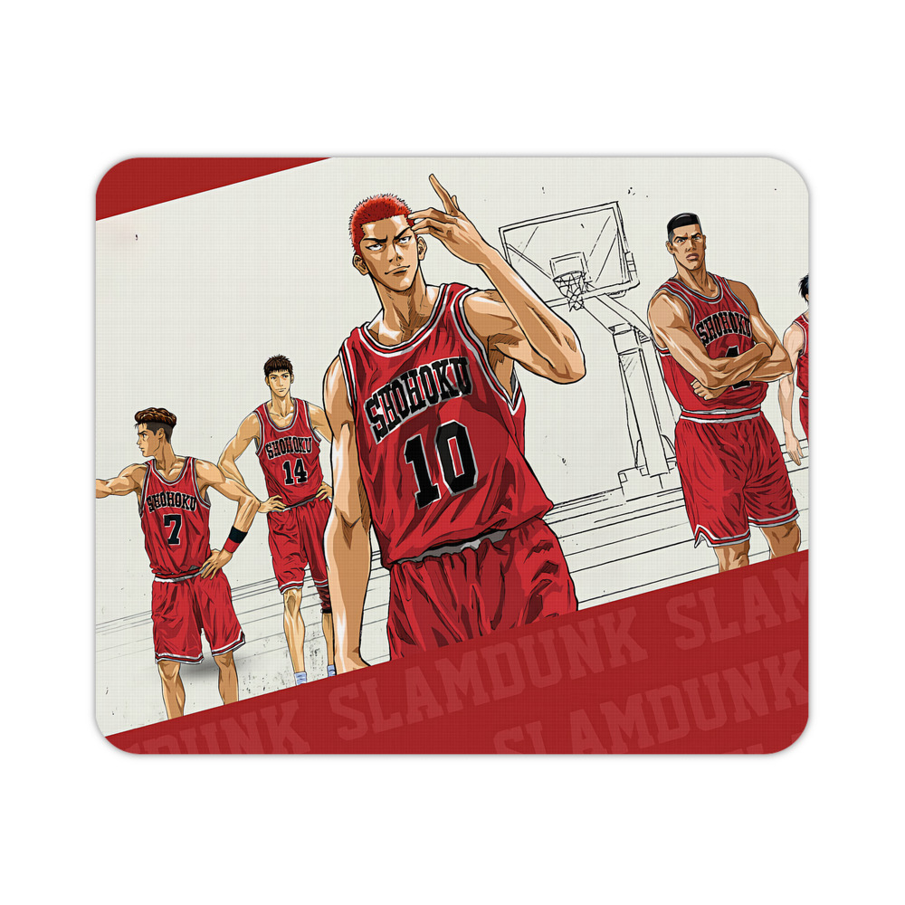 （画像用） SLAM DUNK／スラムダンク マウスパッド ステッチ加工 ラバー素材 防水 滑り止め 超薄型 ゲーミング/オフィス対応