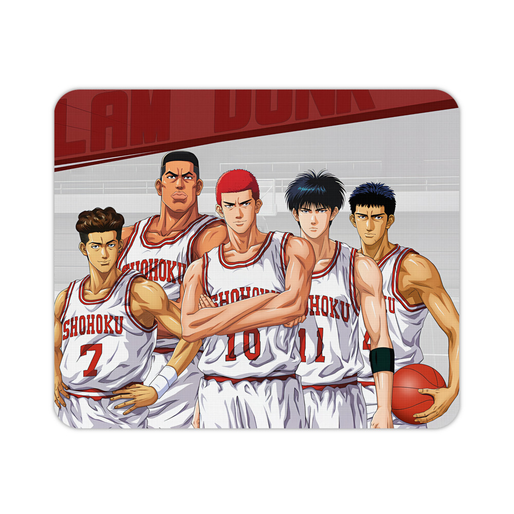 （画像用） SLAM DUNK／スラムダンク マウスパッド ステッチ加工 ラバー素材 防水 滑り止め 超薄型 ゲーミング/オフィス対応