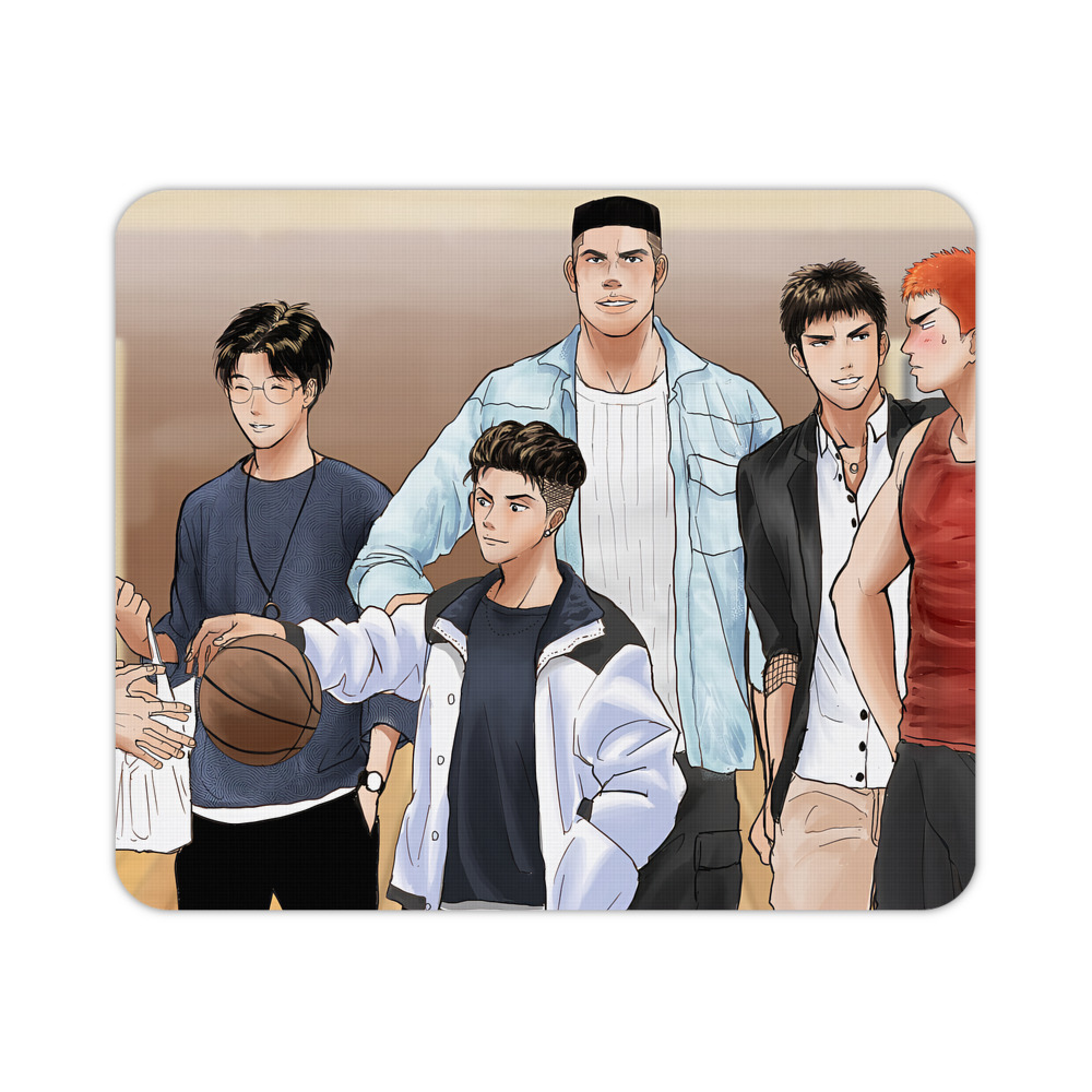 （画像用） SLAM DUNK／スラムダンク マウスパッド ステッチ加工 ラバー素材 防水 滑り止め 超薄型 ゲーミング/オフィス対応