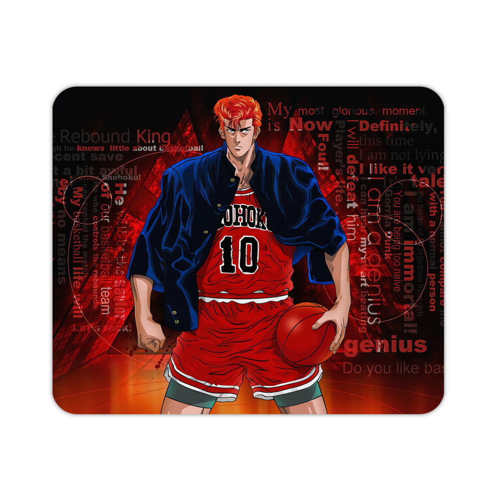 （画像用） SLAM DUNK／スラムダンク マウスパッド ステッチ加工 ラバー素材 防水 滑り止め 超薄型 ゲーミング/オフィス対応