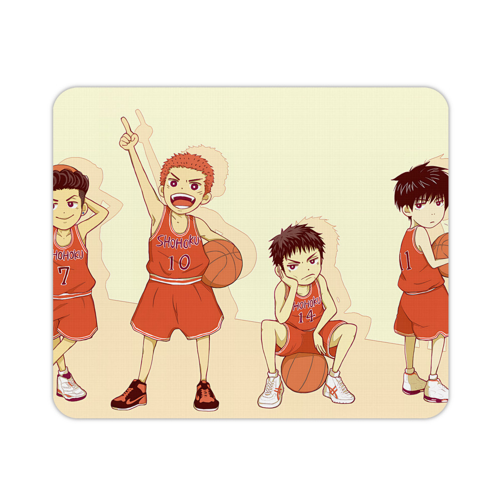 （画像用） SLAM DUNK／スラムダンク マウスパッド ステッチ加工 ラバー素材 防水 滑り止め 超薄型 ゲーミング/オフィス対応