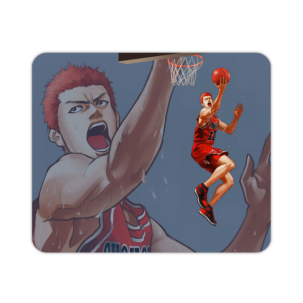 （画像用） SLAM DUNK／スラムダンク マウスパッド ステッチ加工 ラバー素材 防水 滑り止め 超薄型 ゲーミング/オフィス対応