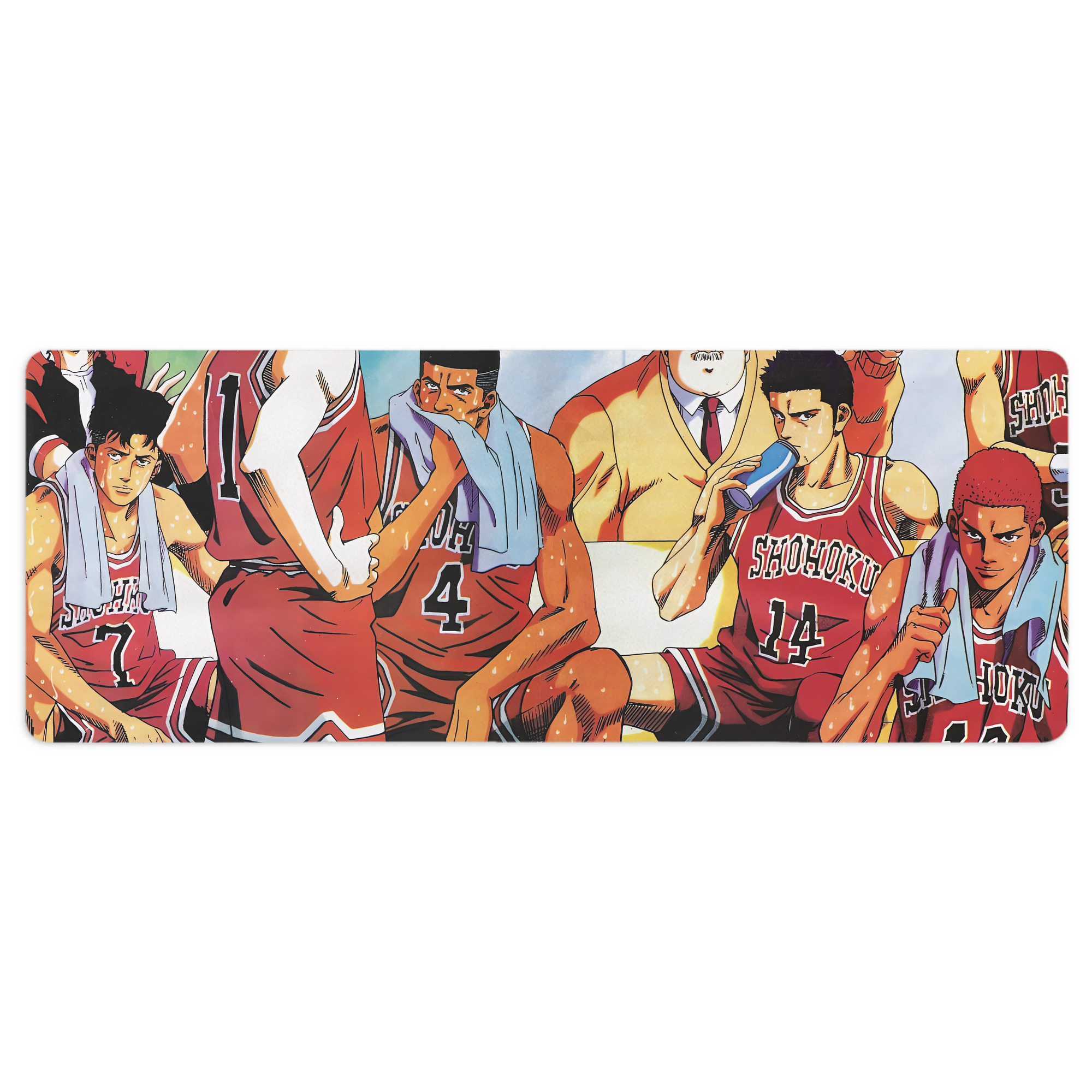 （画像用） SLAM DUNK／スラムダンク ステッチ加工 大判デスクマット／滑り止めマウスパッド