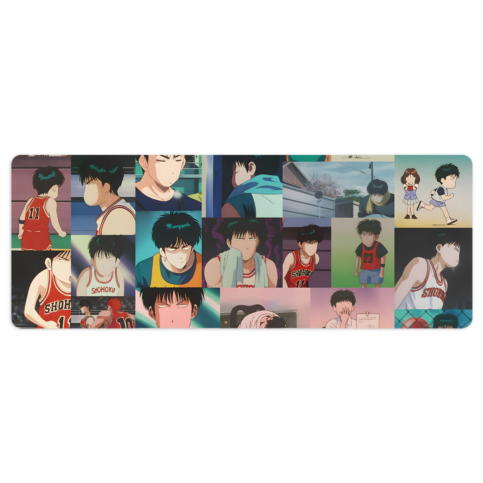 （画像用） SLAM DUNK／スラムダンク ステッチ加工 大判デスクマット／滑り止めマウスパッド
