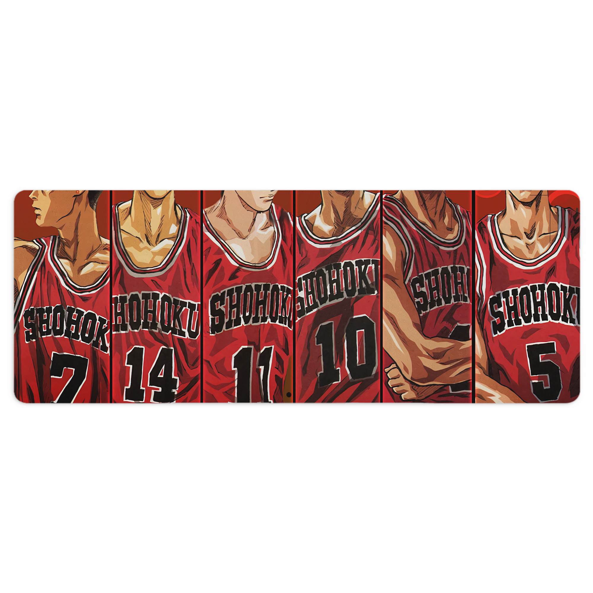 （画像用） SLAM DUNK／スラムダンク ステッチ加工 大判デスクマット／滑り止めマウスパッド