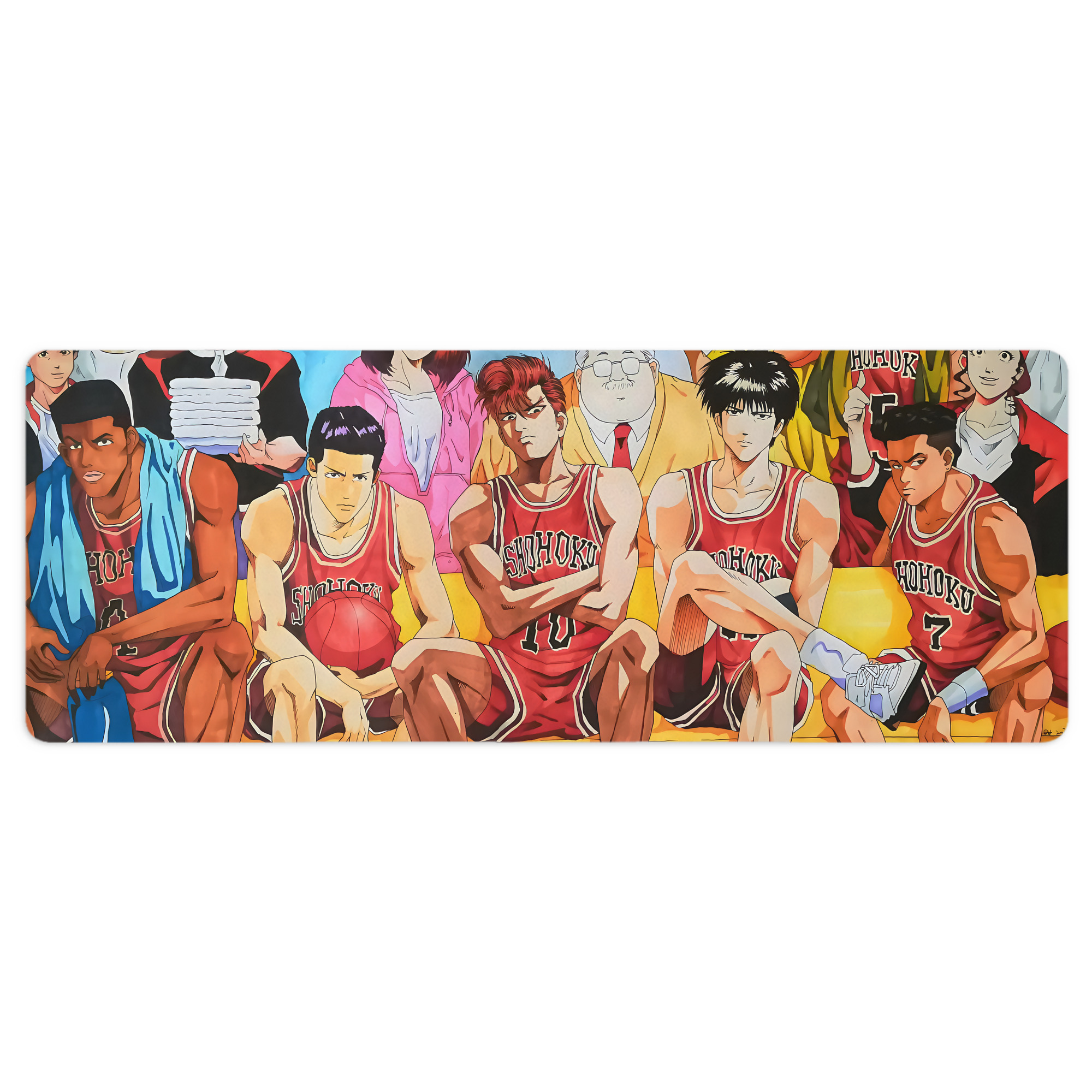 （画像用） SLAM DUNK／スラムダンク ステッチ加工 大判デスクマット／滑り止めマウスパッド