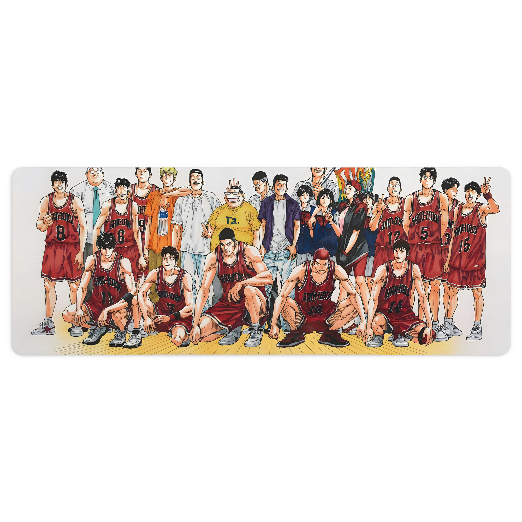 （画像用） SLAM DUNK／スラムダンク ステッチ加工 大判デスクマット／滑り止めマウスパッド