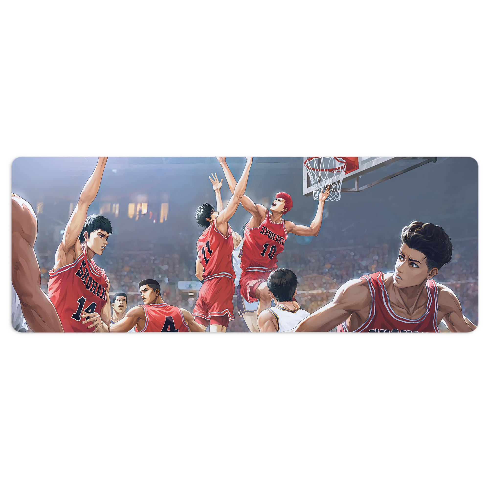 （画像用） SLAM DUNK／スラムダンク ステッチ加工 大判デスクマット／滑り止めマウスパッド