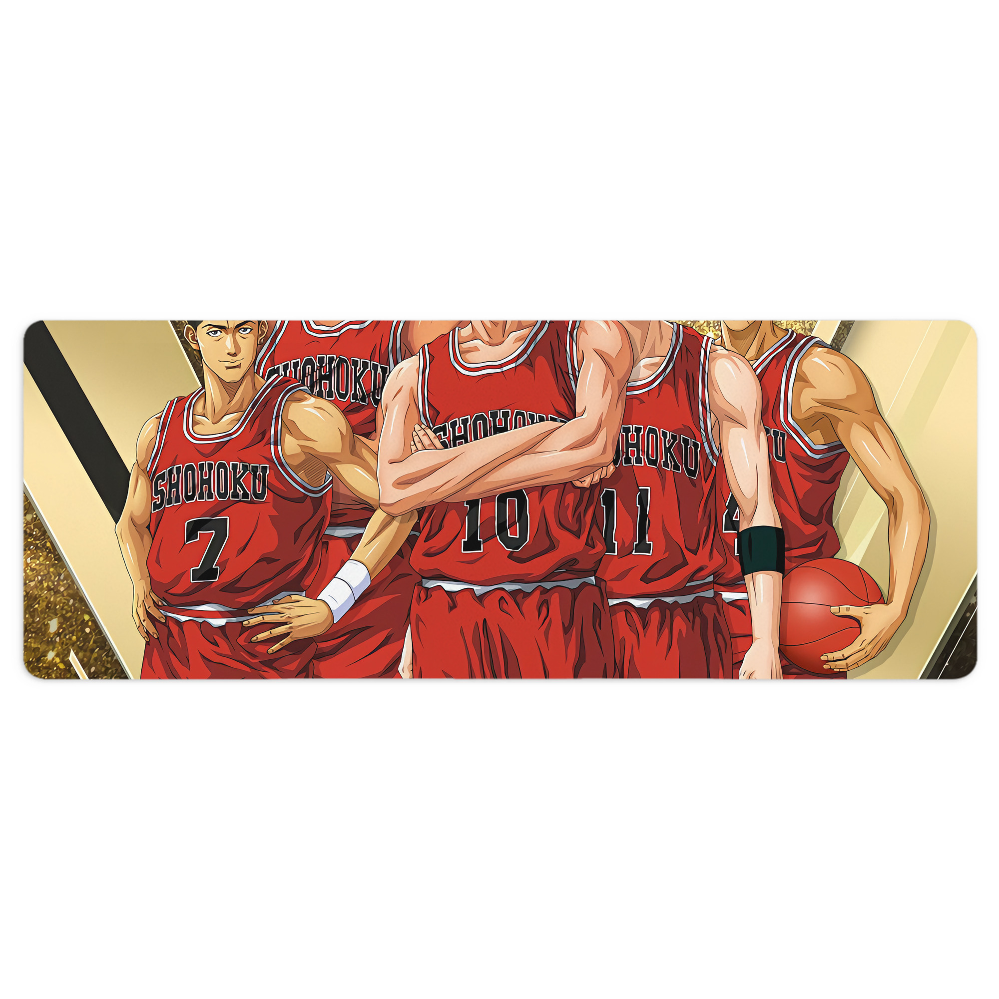 （画像用） SLAM DUNK／スラムダンク ステッチ加工 大判デスクマット／滑り止めマウスパッド