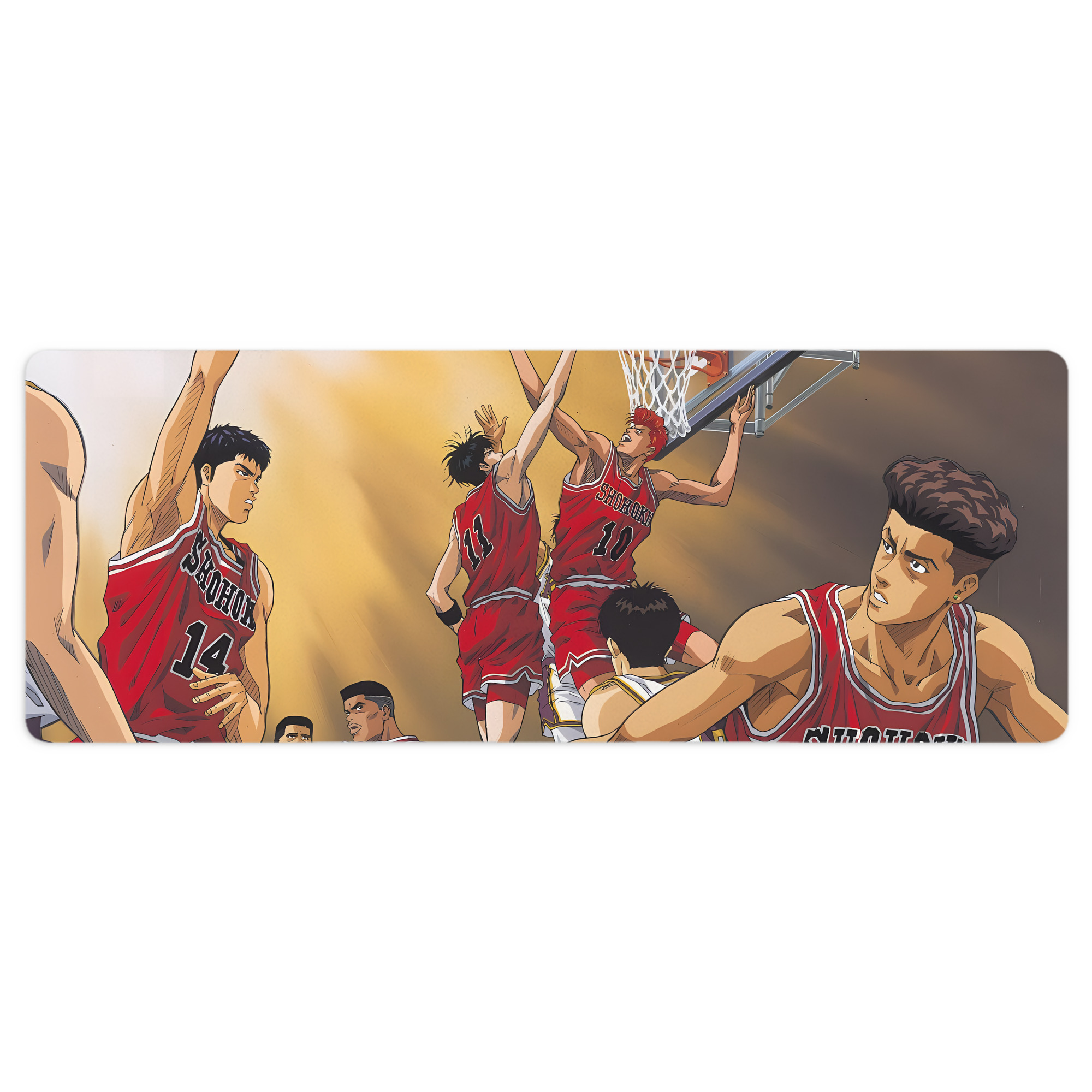 （画像用） SLAM DUNK／スラムダンク ステッチ加工 大判デスクマット／滑り止めマウスパッド