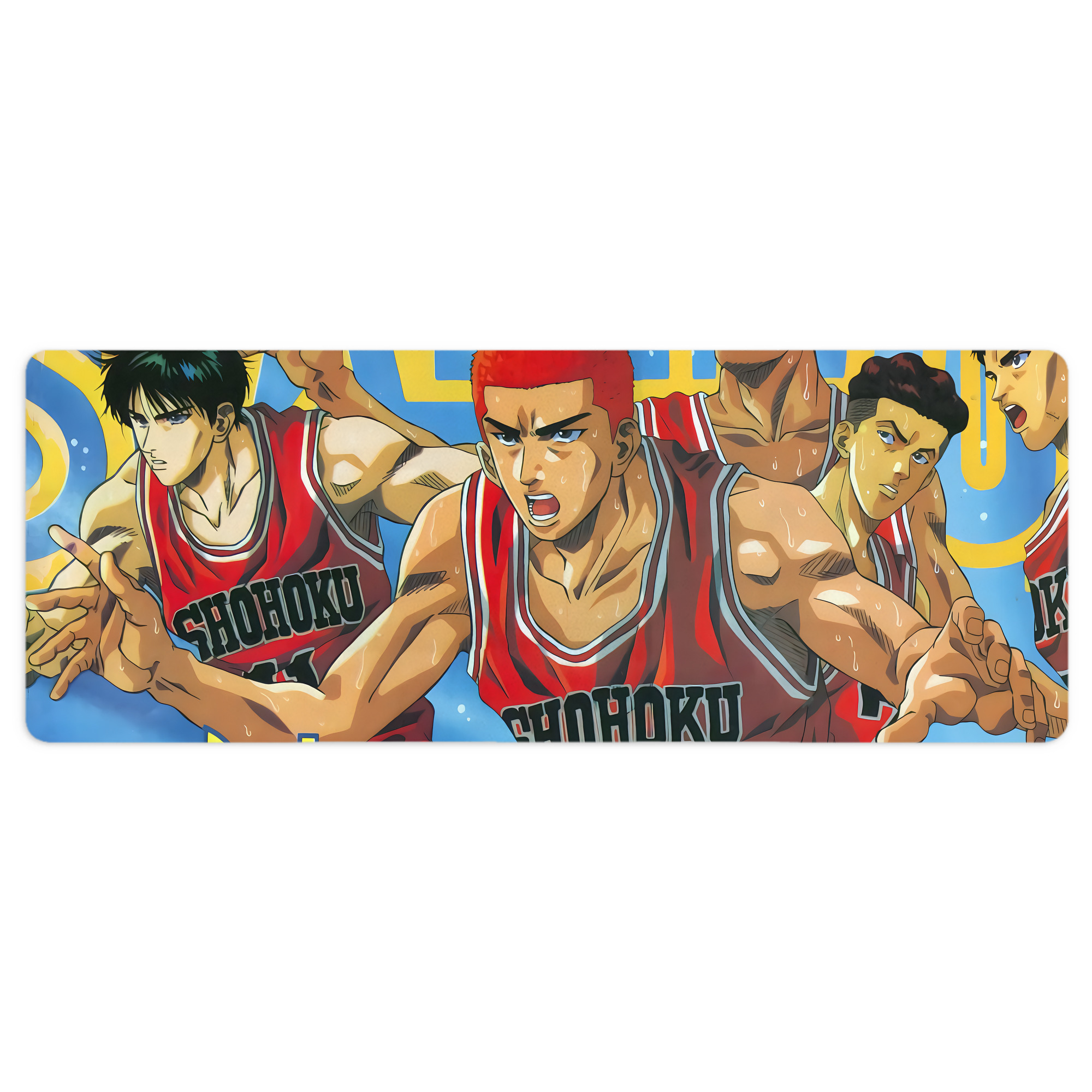 （画像用） SLAM DUNK／スラムダンク ステッチ加工 大判デスクマット／滑り止めマウスパッド