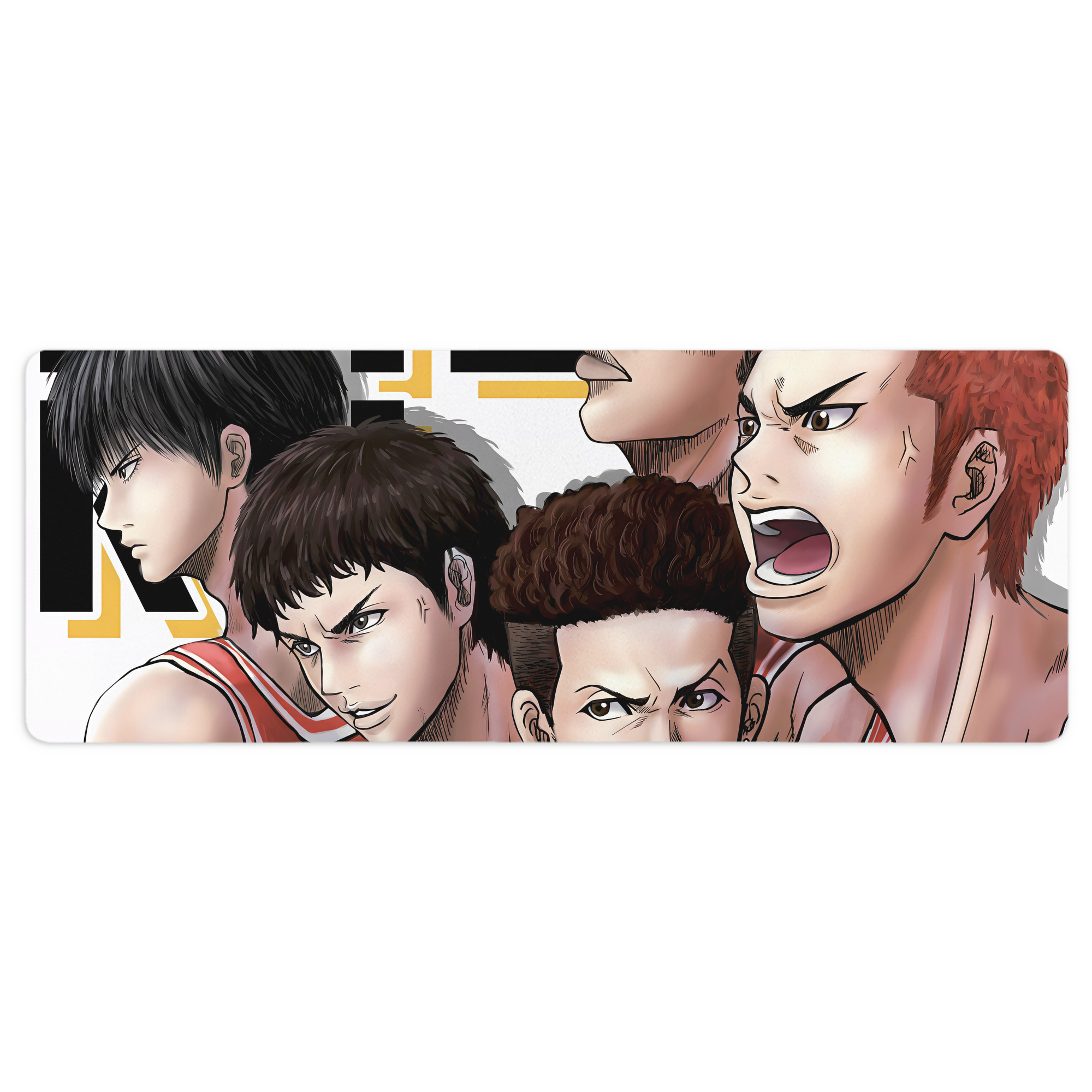 （画像用） SLAM DUNK／スラムダンク ステッチ加工 大判デスクマット／滑り止めマウスパッド