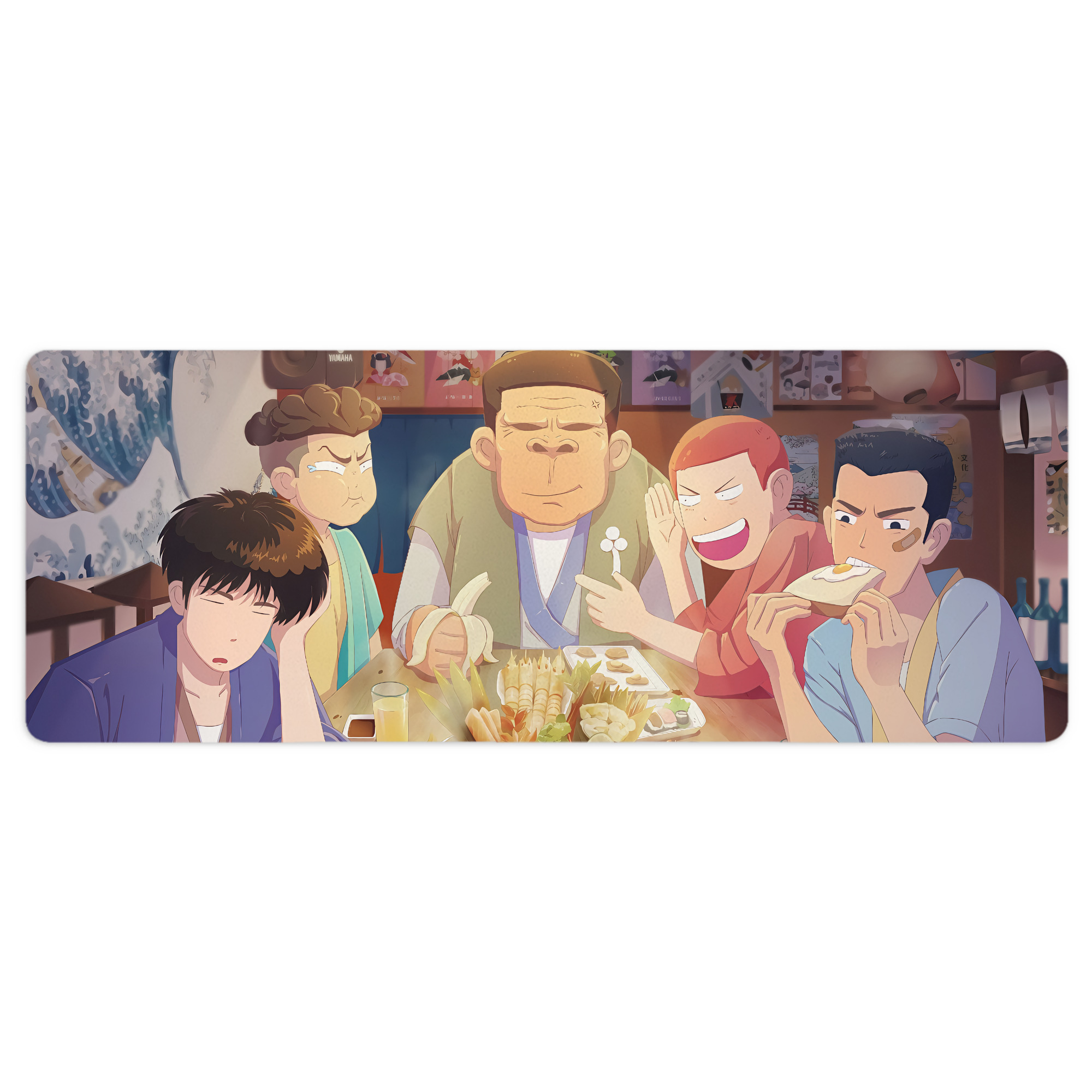 （画像用） SLAM DUNK／スラムダンク ステッチ加工 大判デスクマット／滑り止めマウスパッド