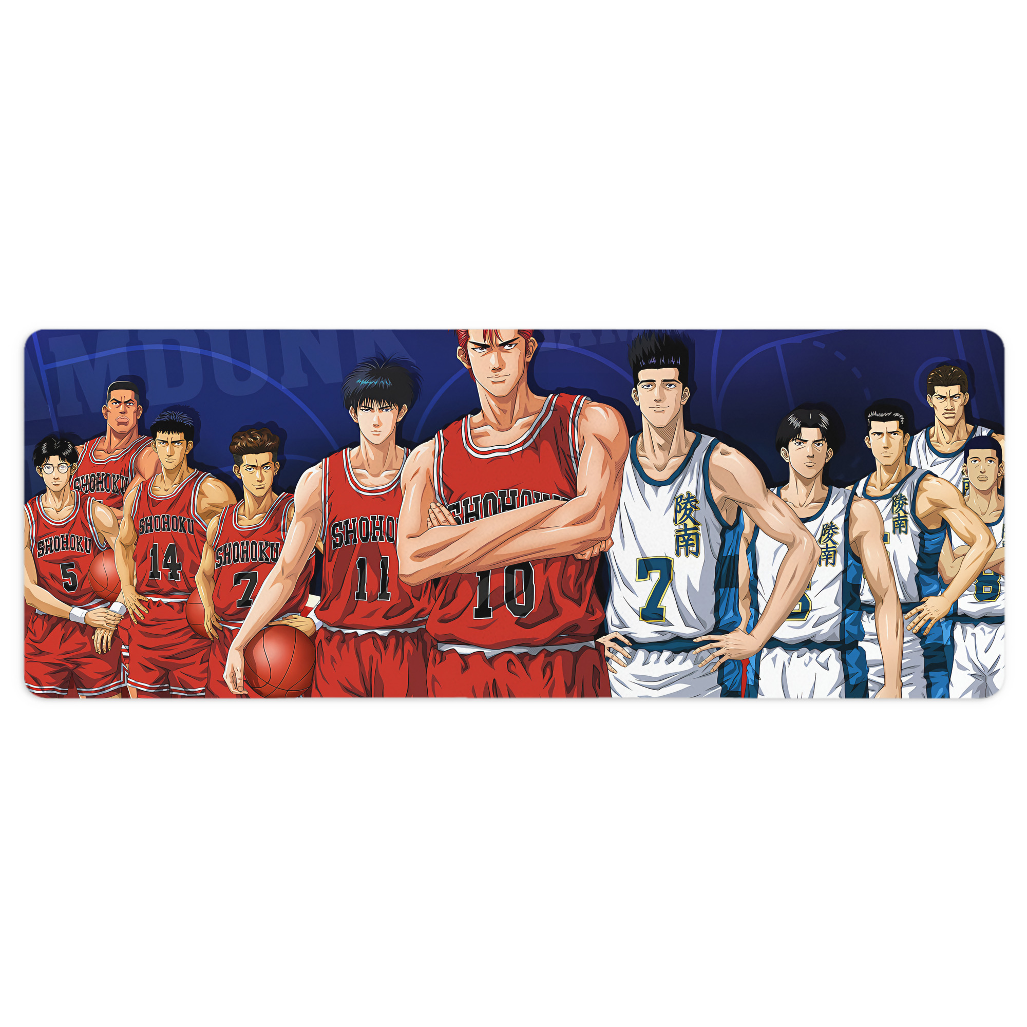 （画像用） SLAM DUNK／スラムダンク ステッチ加工 大判デスクマット／滑り止めマウスパッド