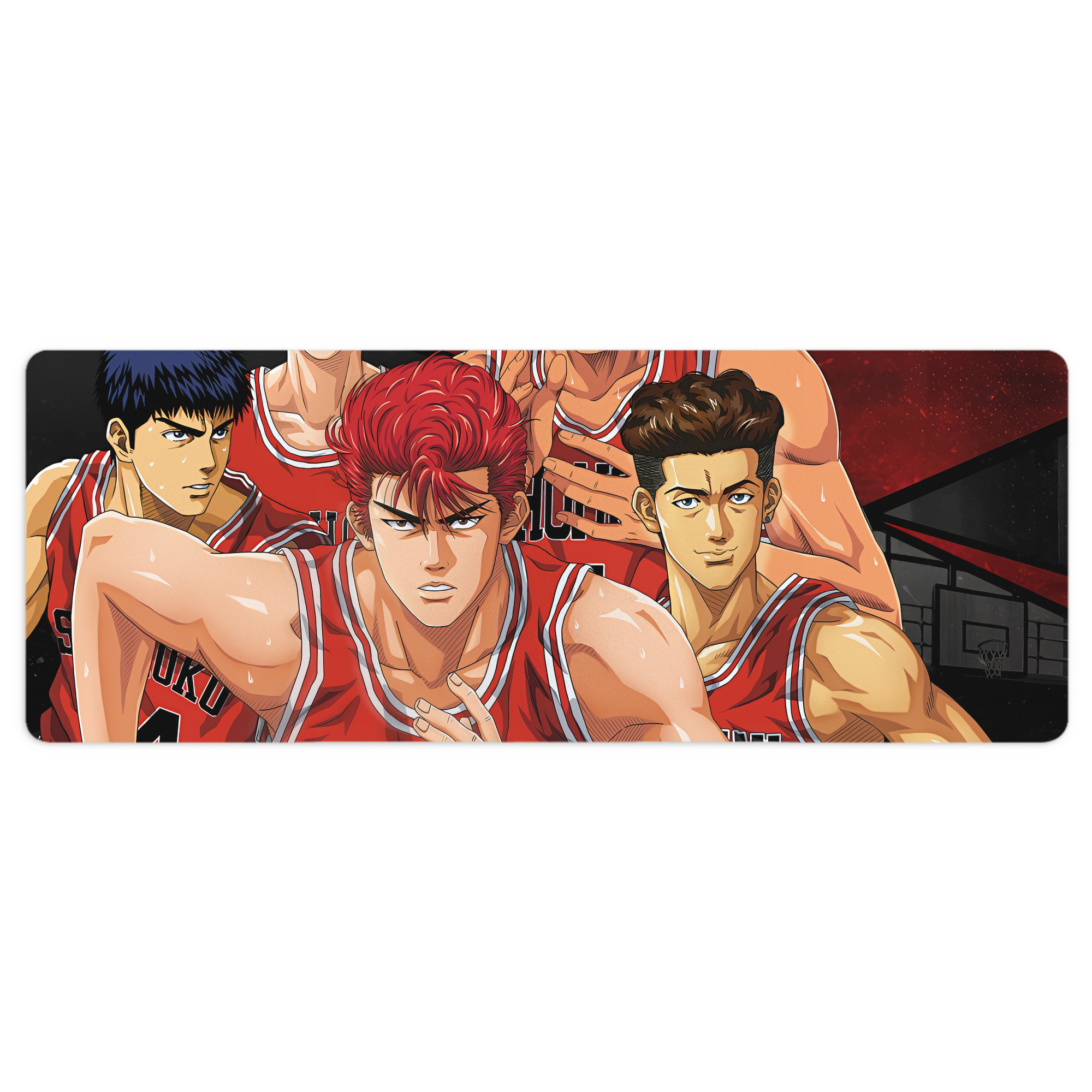 （画像用） SLAM DUNK／スラムダンク ステッチ加工 大判デスクマット／滑り止めマウスパッド