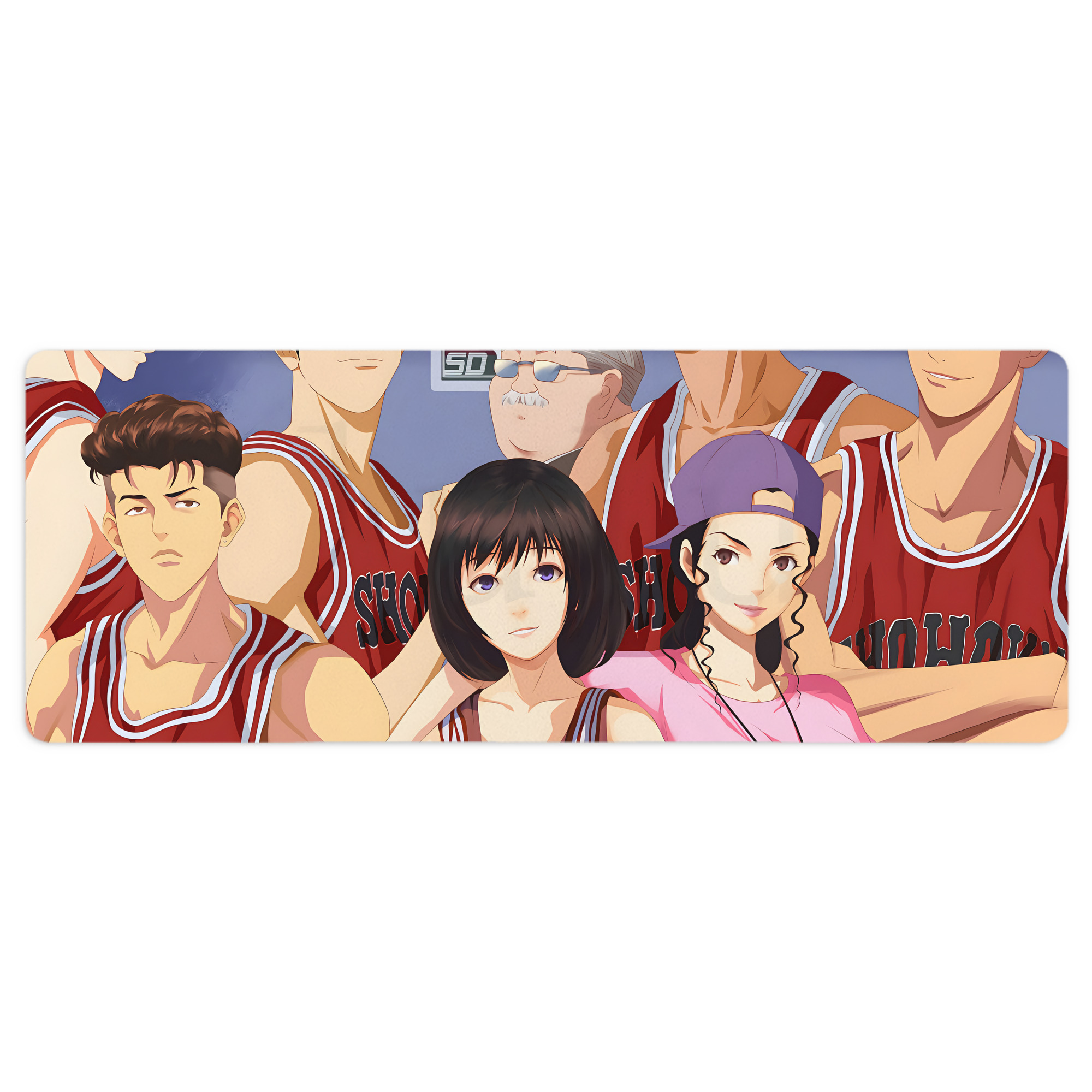 （画像用） SLAM DUNK／スラムダンク ステッチ加工 大判デスクマット／滑り止めマウスパッド