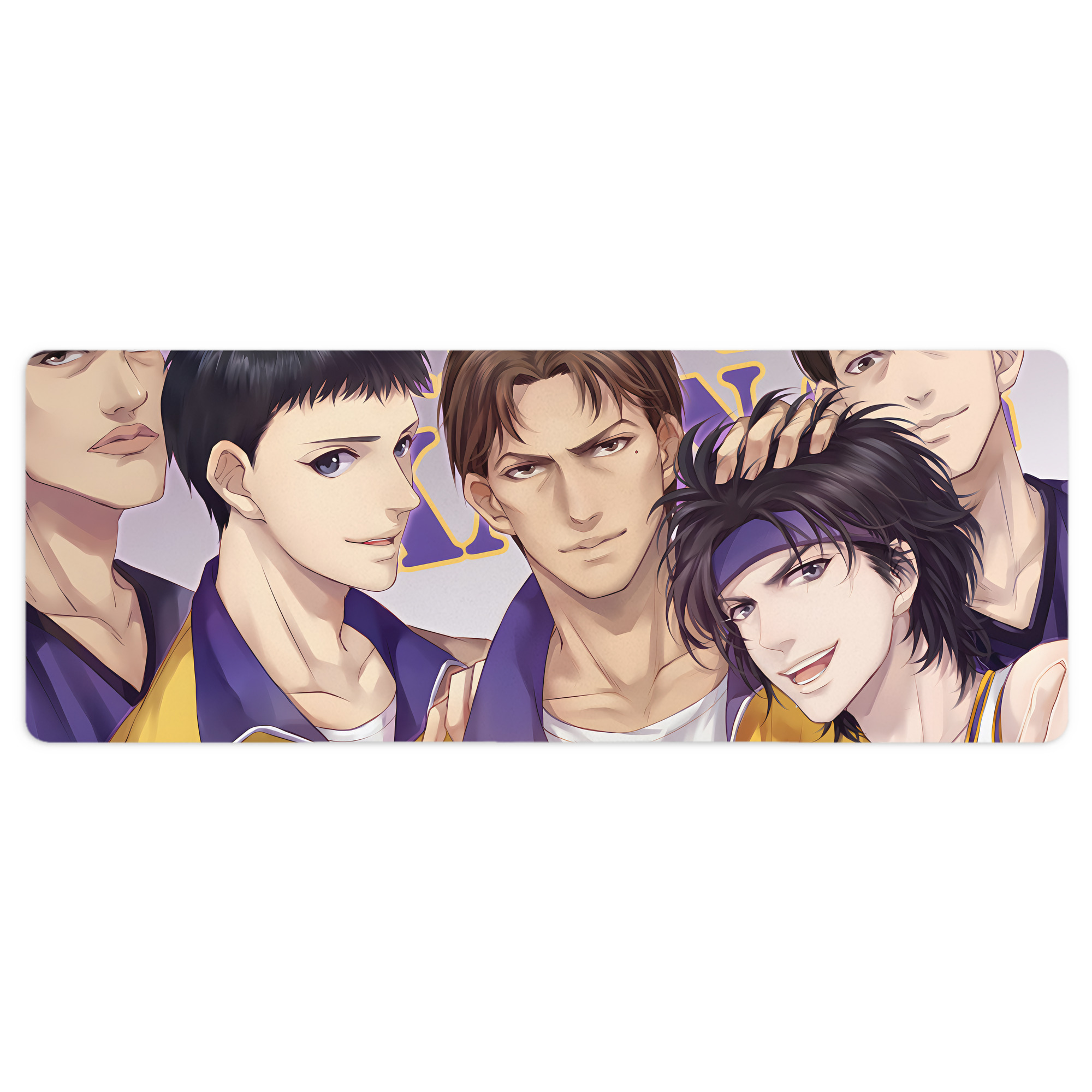（画像用） SLAM DUNK／スラムダンク ステッチ加工 大判デスクマット／滑り止めマウスパッド