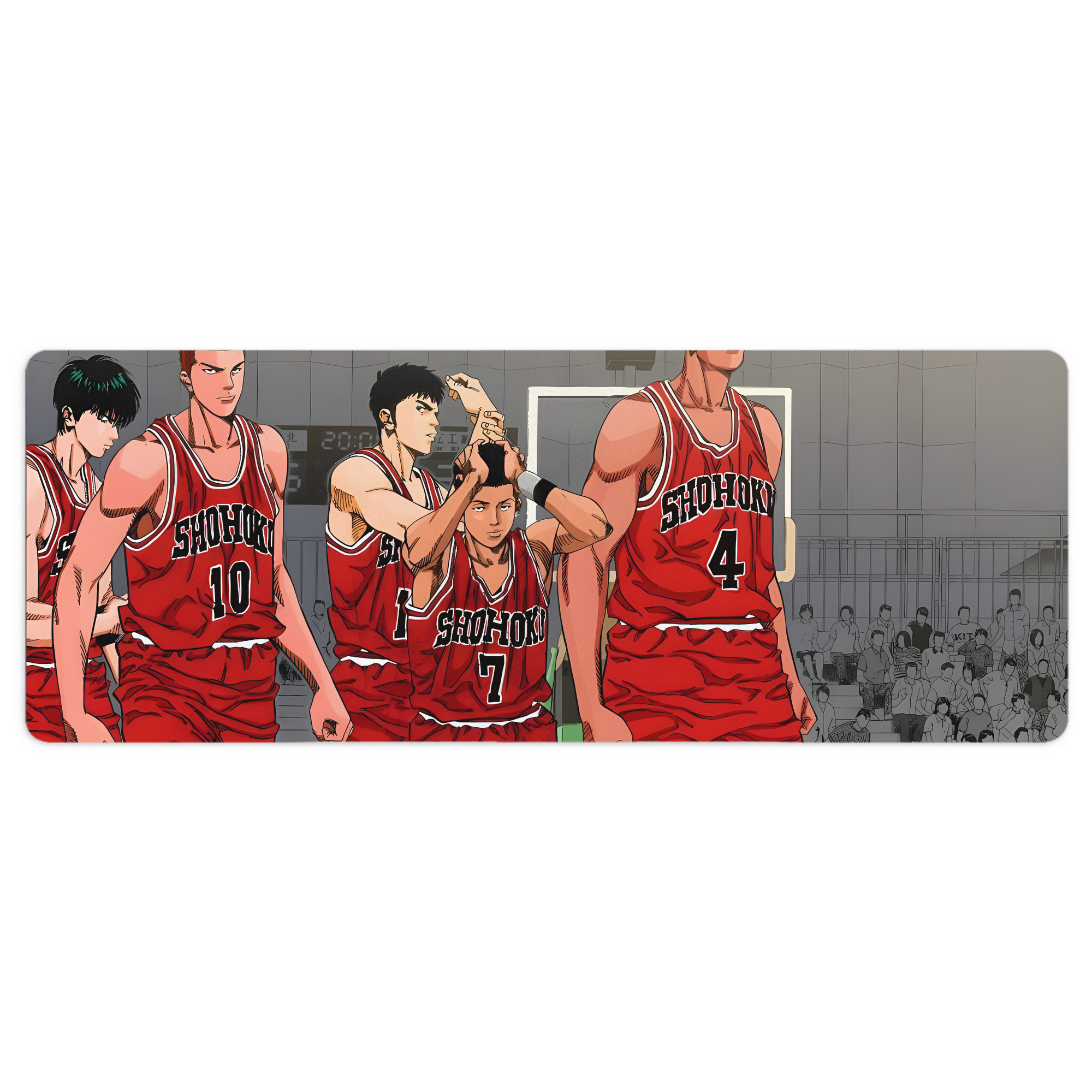 （画像用） SLAM DUNK／スラムダンク ステッチ加工 大判デスクマット／滑り止めマウスパッド