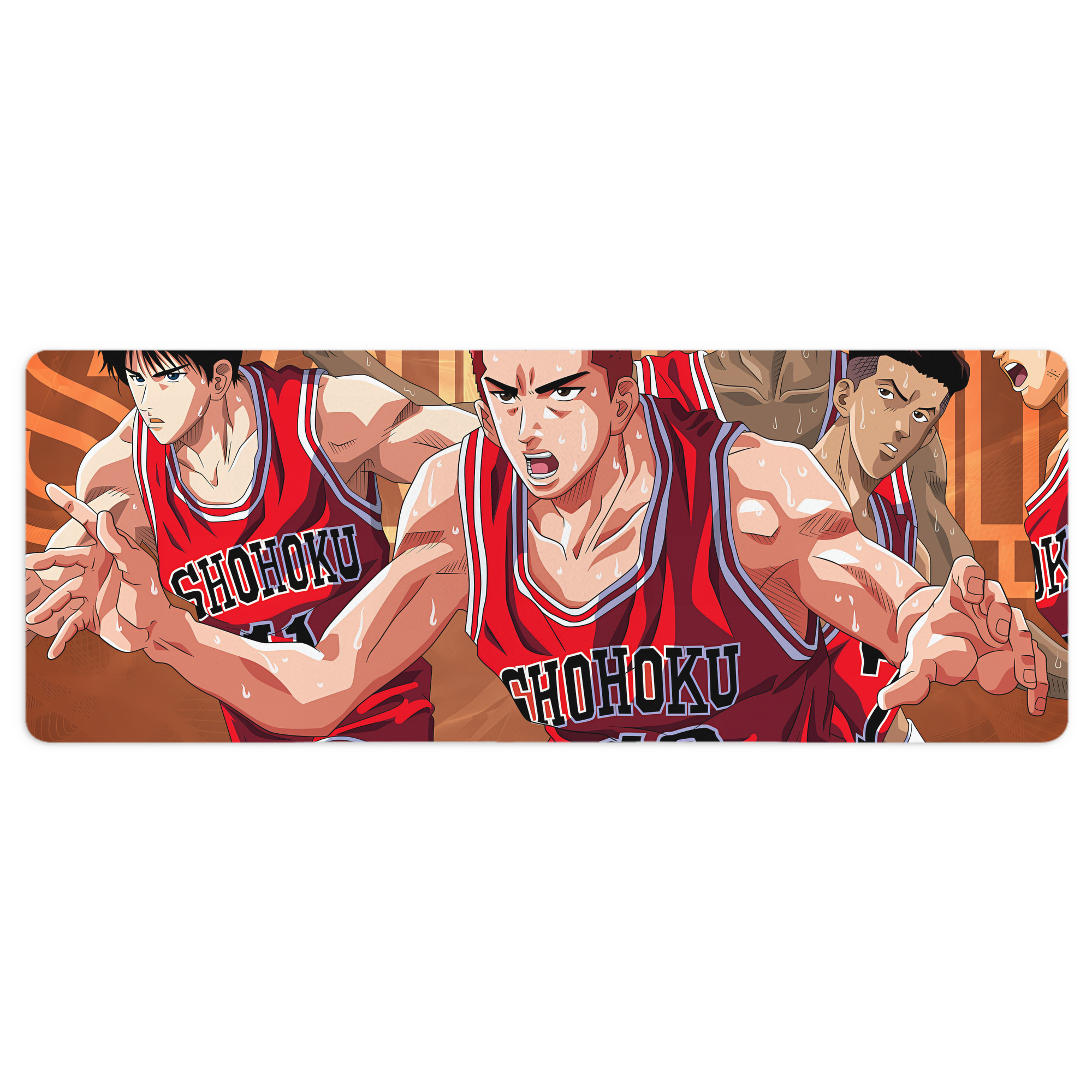 （画像用） SLAM DUNK／スラムダンク ステッチ加工 大判デスクマット／滑り止めマウスパッド