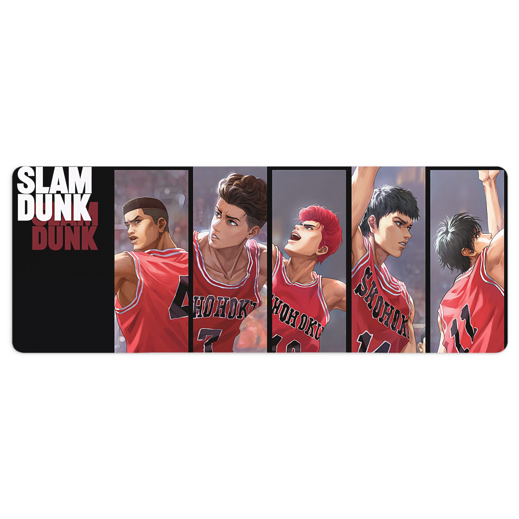 （画像用） SLAM DUNK／スラムダンク ステッチ加工 大判デスクマット／滑り止めマウスパッド