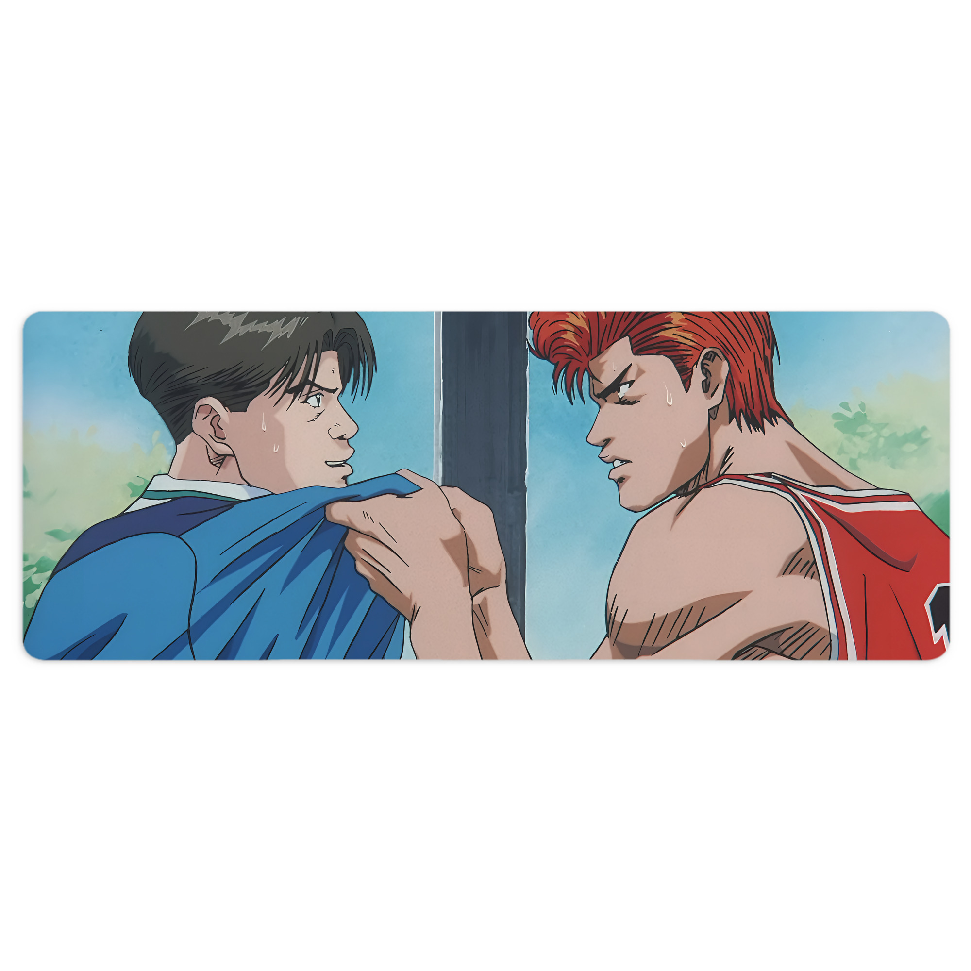 （画像用） SLAM DUNK／スラムダンク ステッチ加工 大判デスクマット／滑り止めマウスパッド